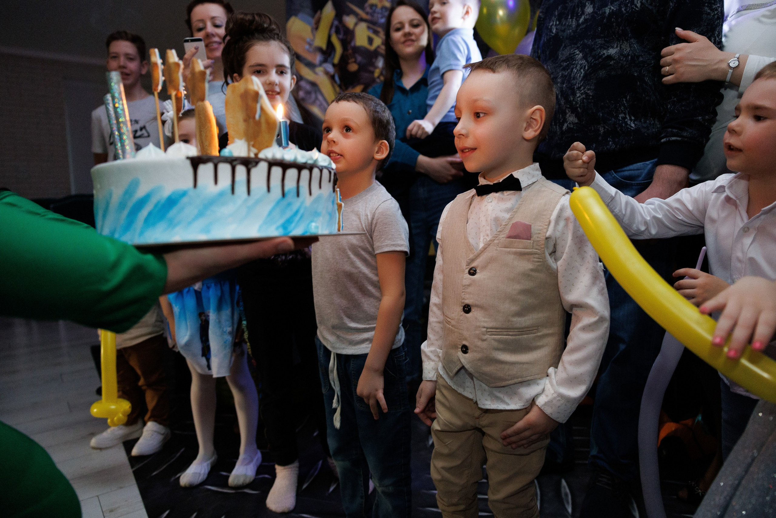 Детский день рождения в студии «Ромашка» в Оренбурге — Трансформеры