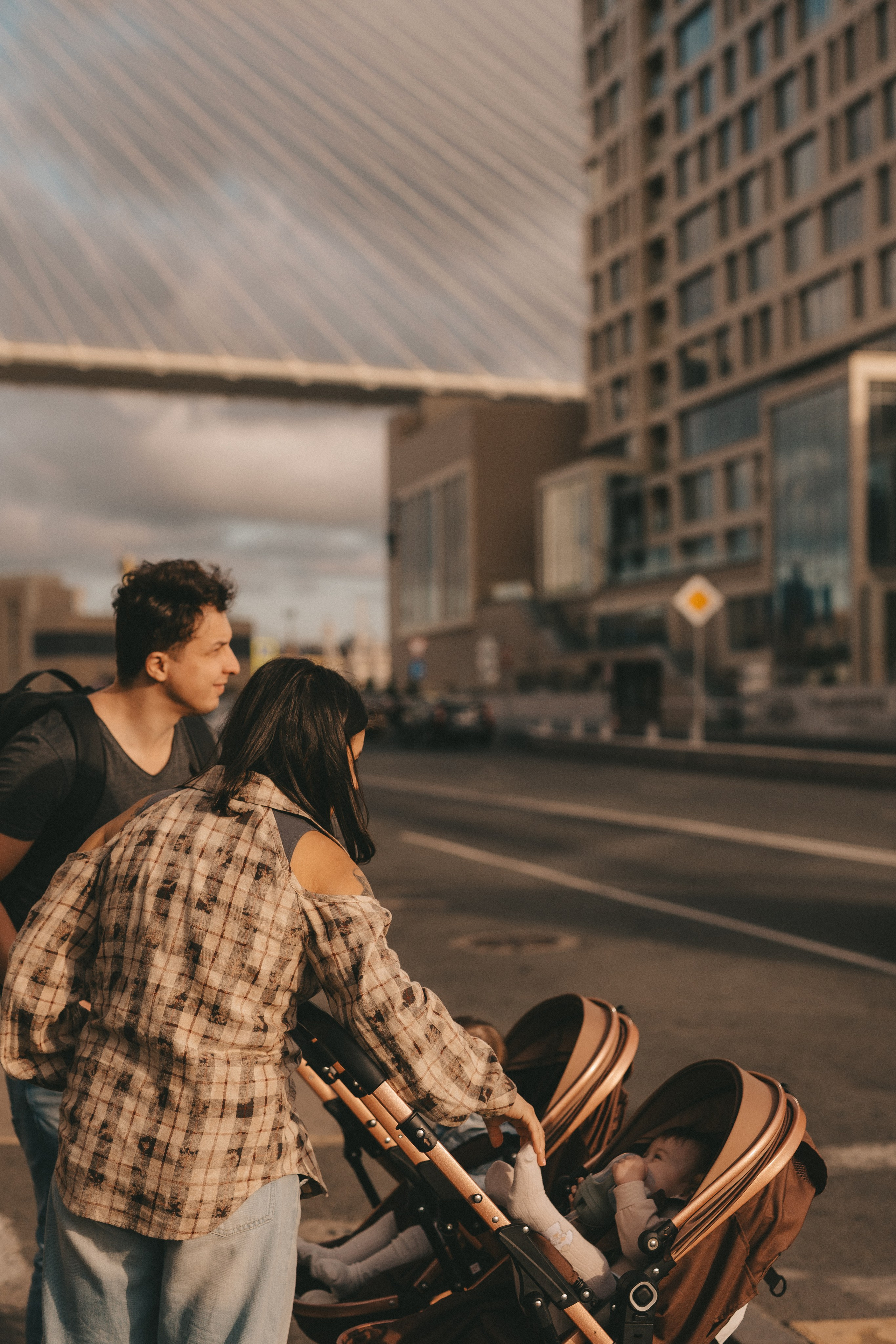 Семья с двойней