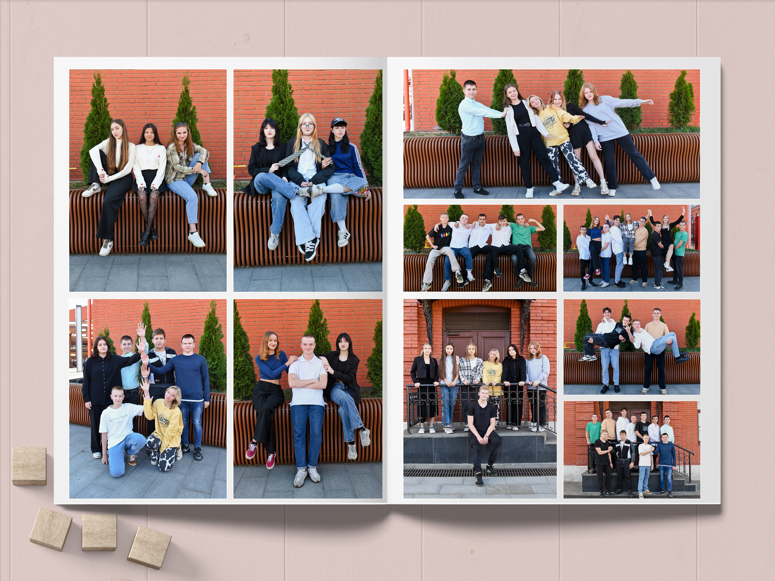 Смотреть альбом на 10 разворотов. Выпускные альбомы в Туле, школьный фотограф Тула