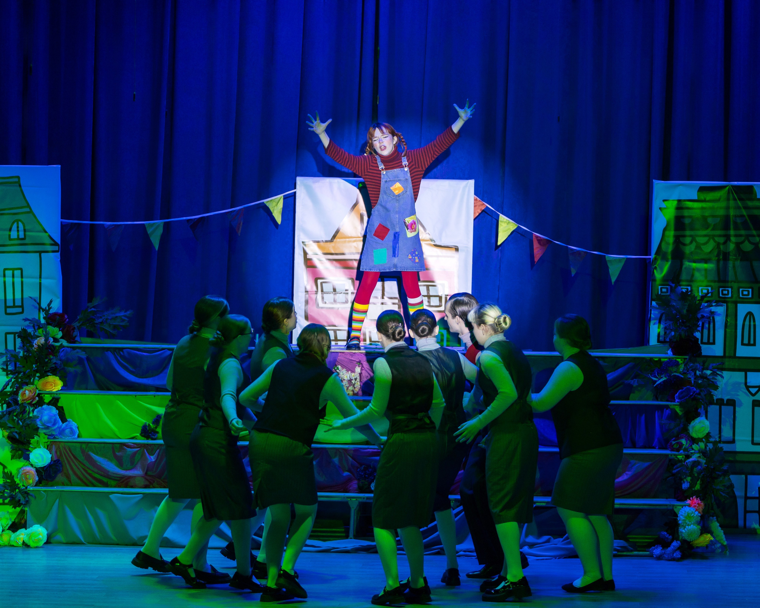 Мюзикл «Пеппи Длинныйчулок». Выпускные альбомы и школьный фотограф в Подольске, Троицке, Щербинке, Москве и Московской области