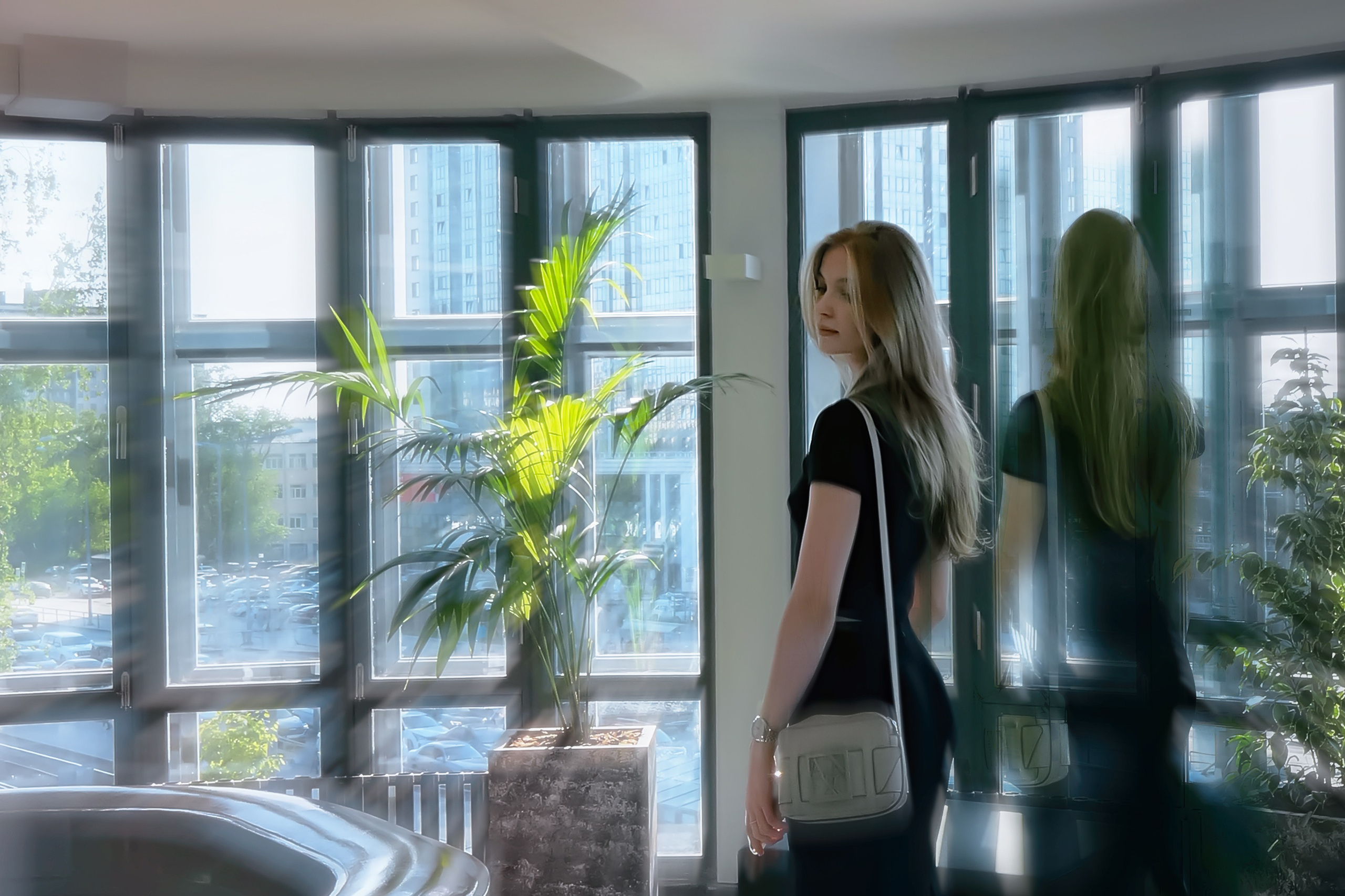 Фотосессия девушки в Самаре с макияжем и одеждой