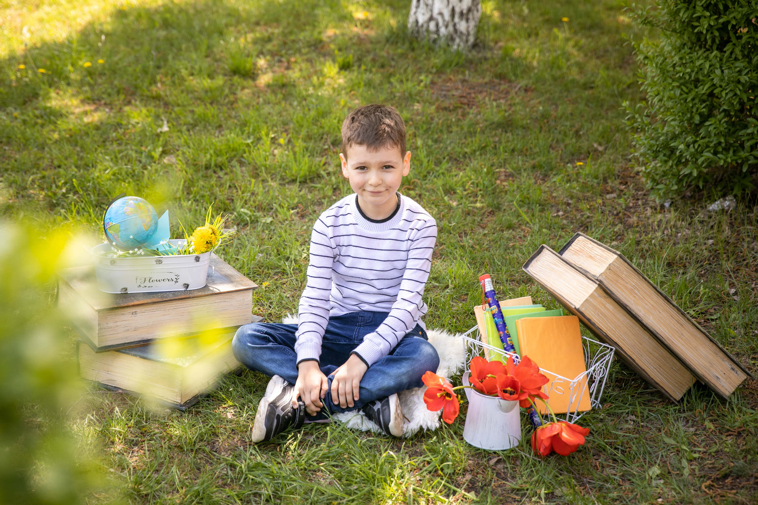 Школьная фотосессия без печати альбома. Семейный и детский фотограф в Ростове-на-Дону