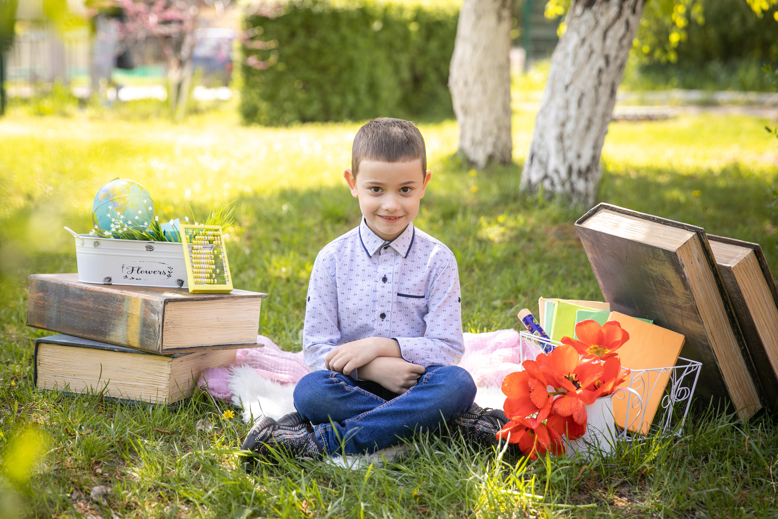 Школьная фотосессия без печати альбома. Семейный и детский фотограф в Ростове-на-Дону