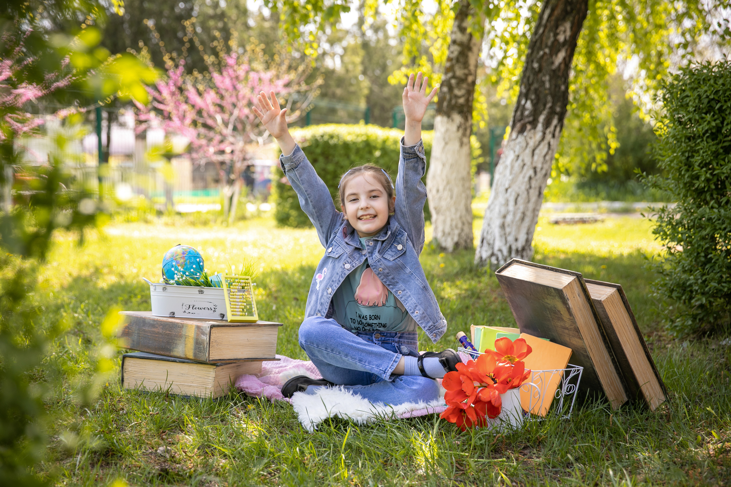 Школьная фотосессия без печати альбома. Семейный и детский фотограф в Ростове-на-Дону