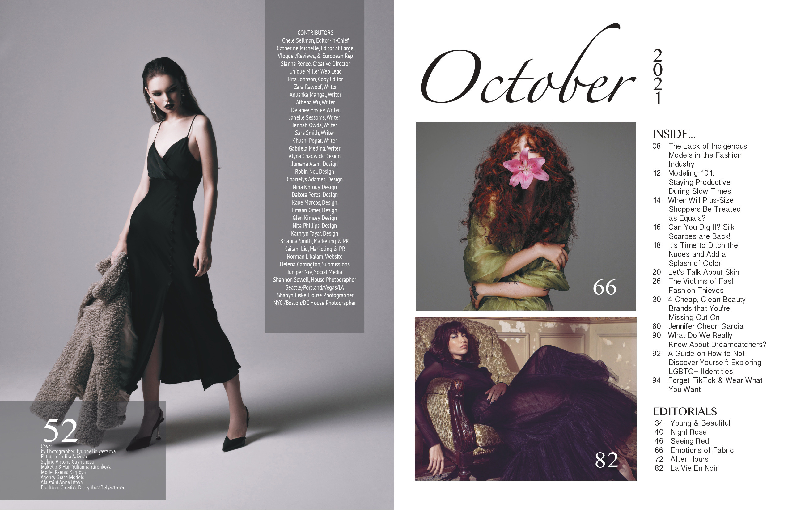 New Face (OCT 2021) + exclusive interview. Фотограф Любовь Белявцева