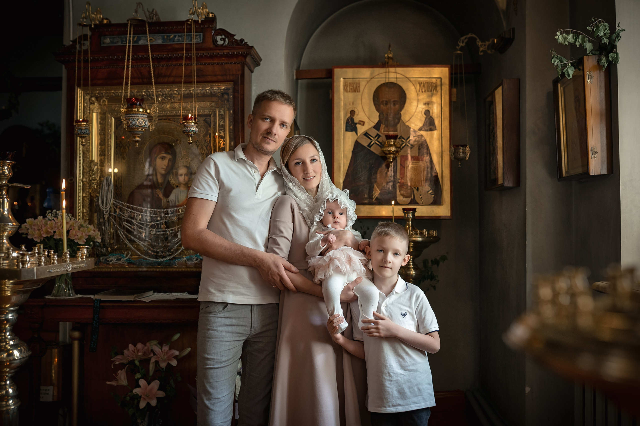 Крещение Софии. Фотограф Крещения и Венчания в Москве