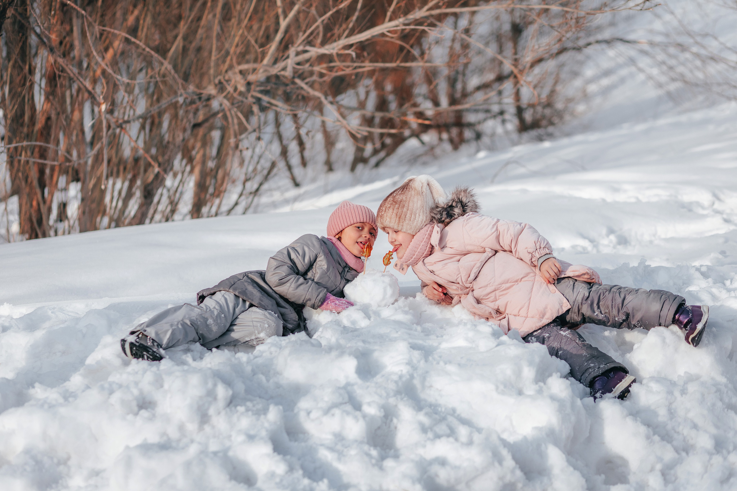 Снеговик. Семейный и детский фотограф в г. Новосибирске Макеева Анастасия