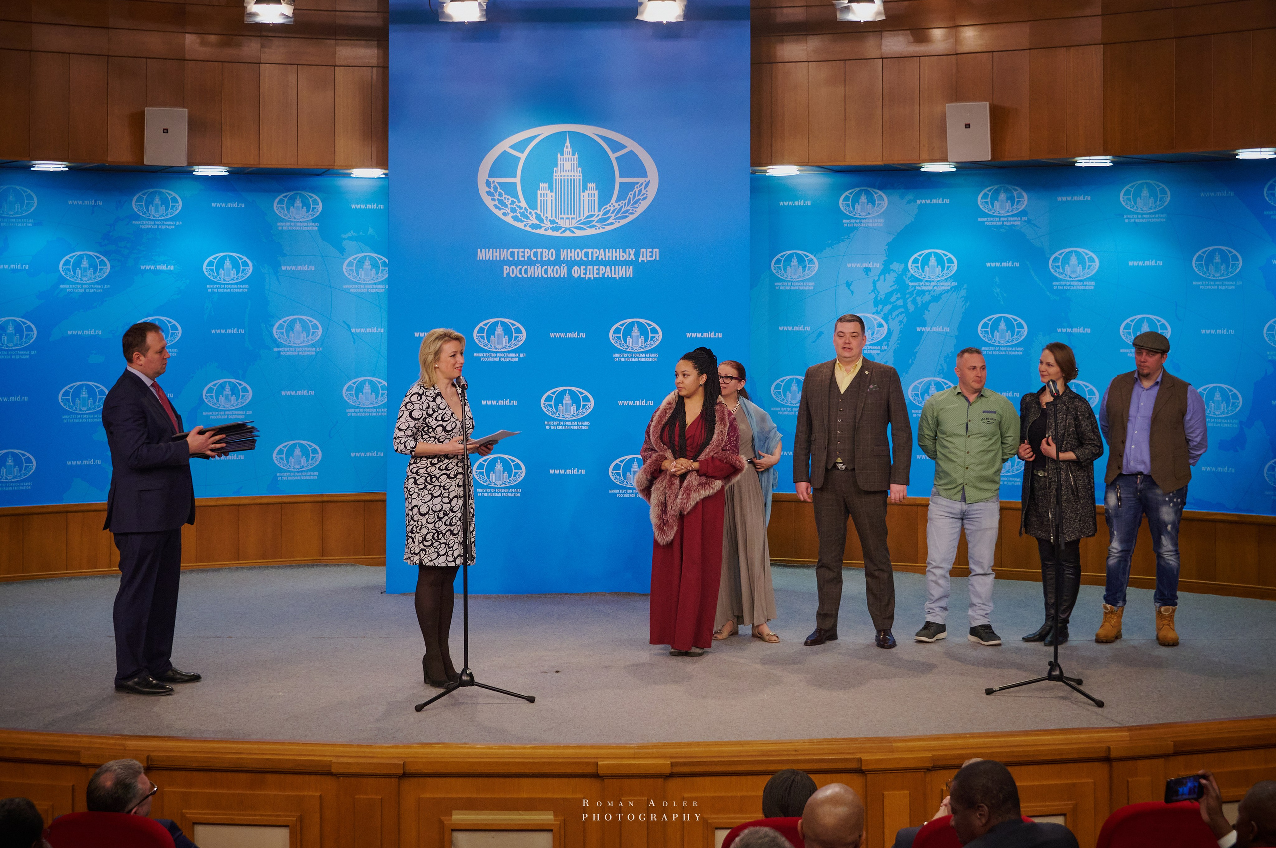 Презентация киноленты «Black to USSR». Фотограф Роман Адлер