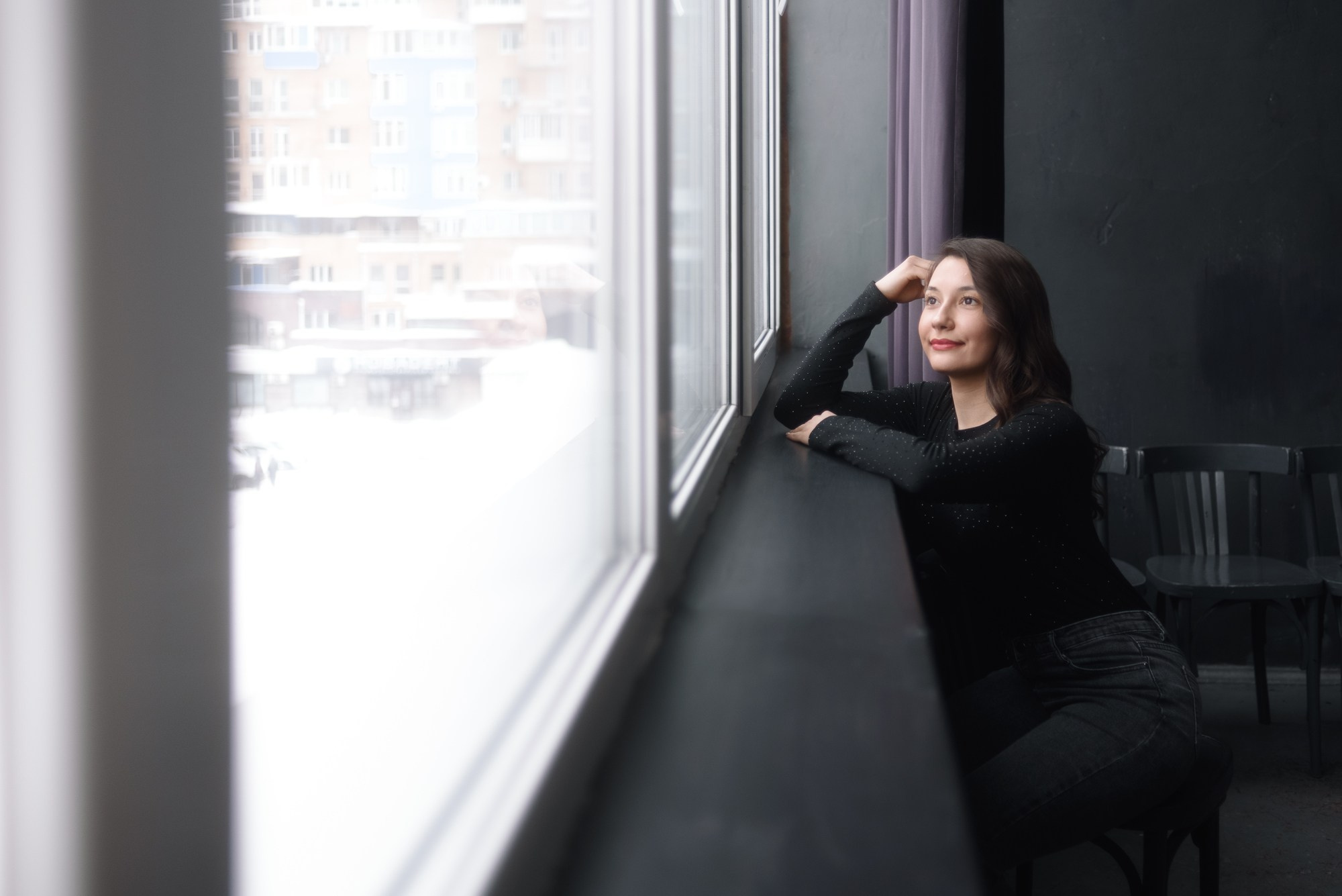 ЧБ портрет в Тюмени | Фотограф Дарья Мустафина. Портретный фотограф Тюмень Дарья Мустафина