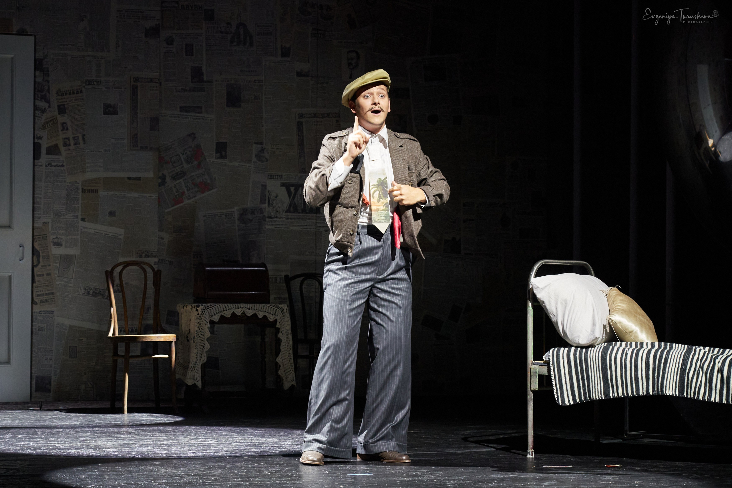«Иван Васильевич» — премьера, открывшая сотый сезон Театра Сатиры. Фотограф Евгения Турушева