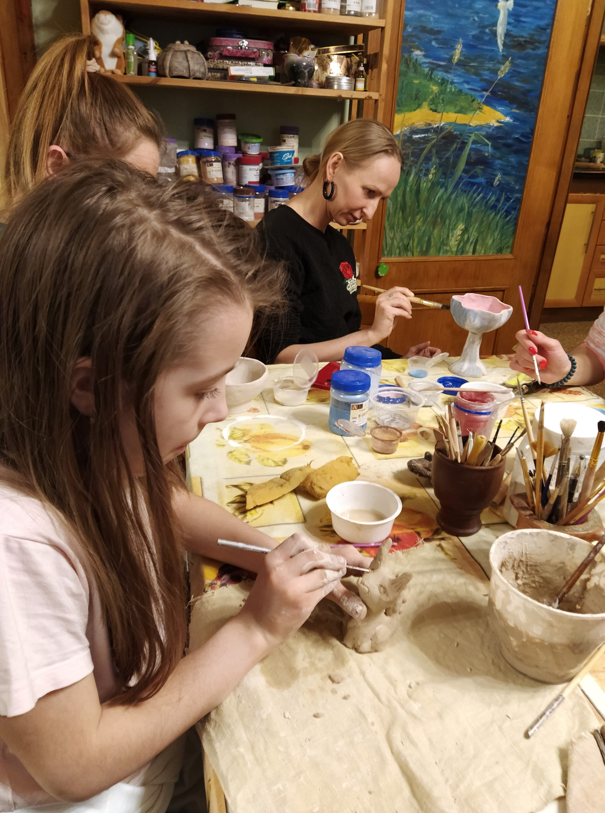 Индивидуальные занятия. Авторская керамика в Москве, художник Екатерина Кудряшова