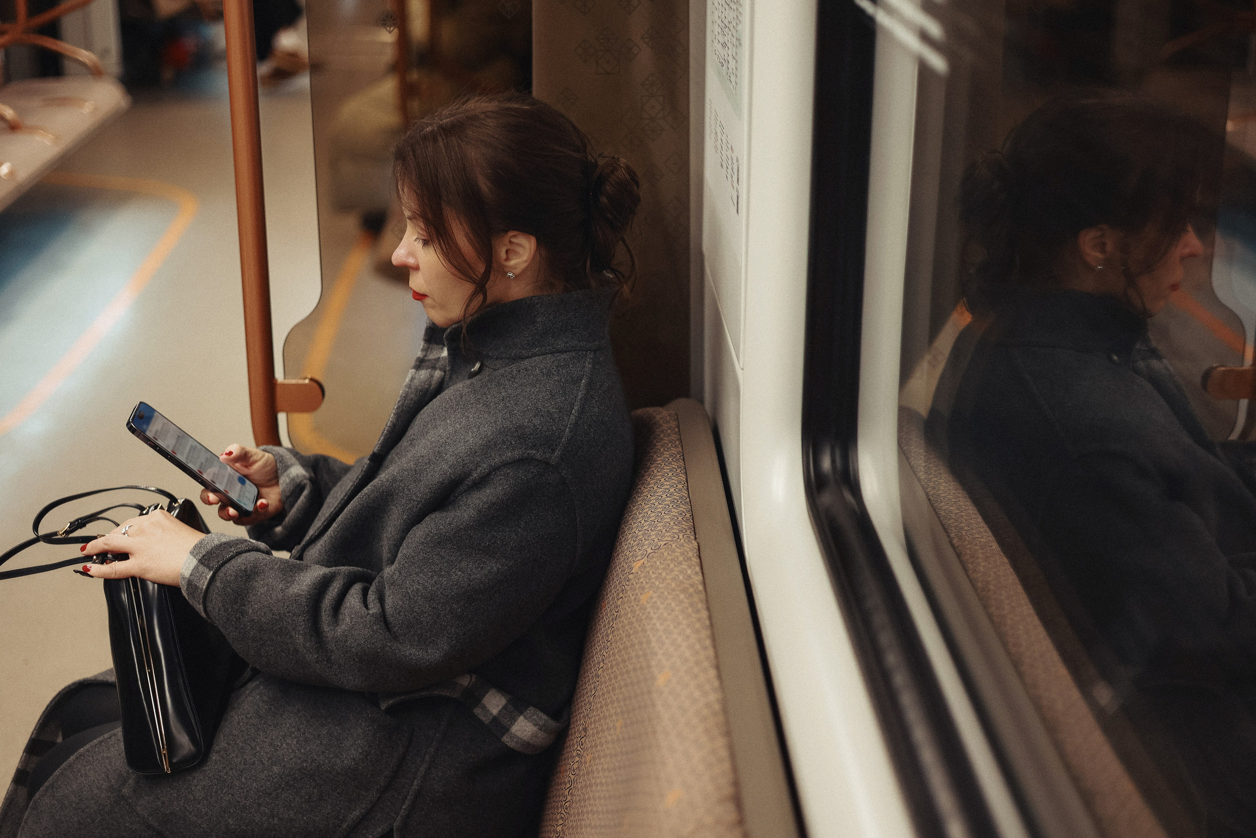 Фотосессия в московском метро. Портретный и семейный фотограф в Москве Мария Рослякова