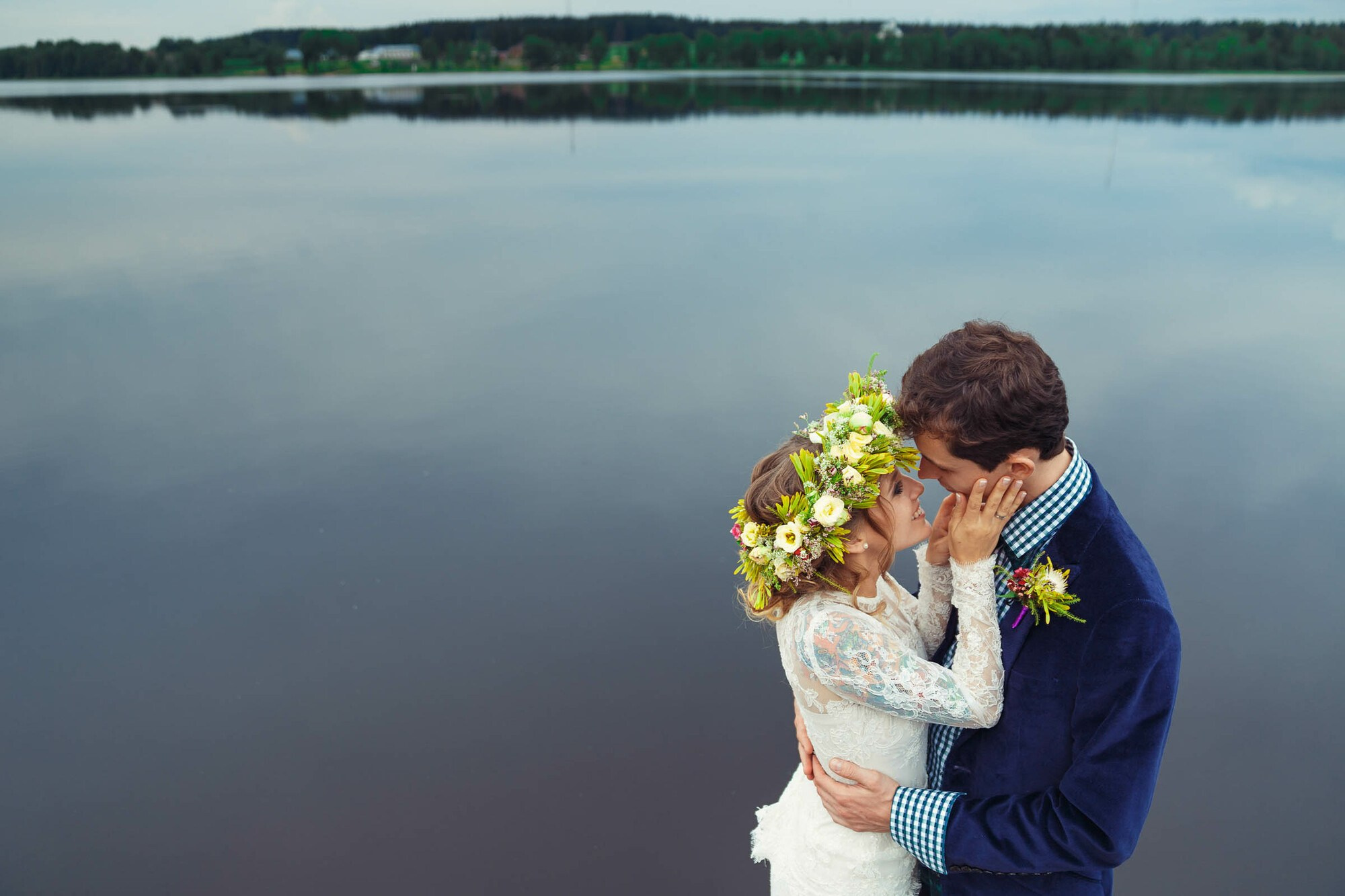 Свадьба с выездной регистрацией в лесу за городом. Свадебный фотограф в Санкт-Петербурге и Москве Андрей Нестеров