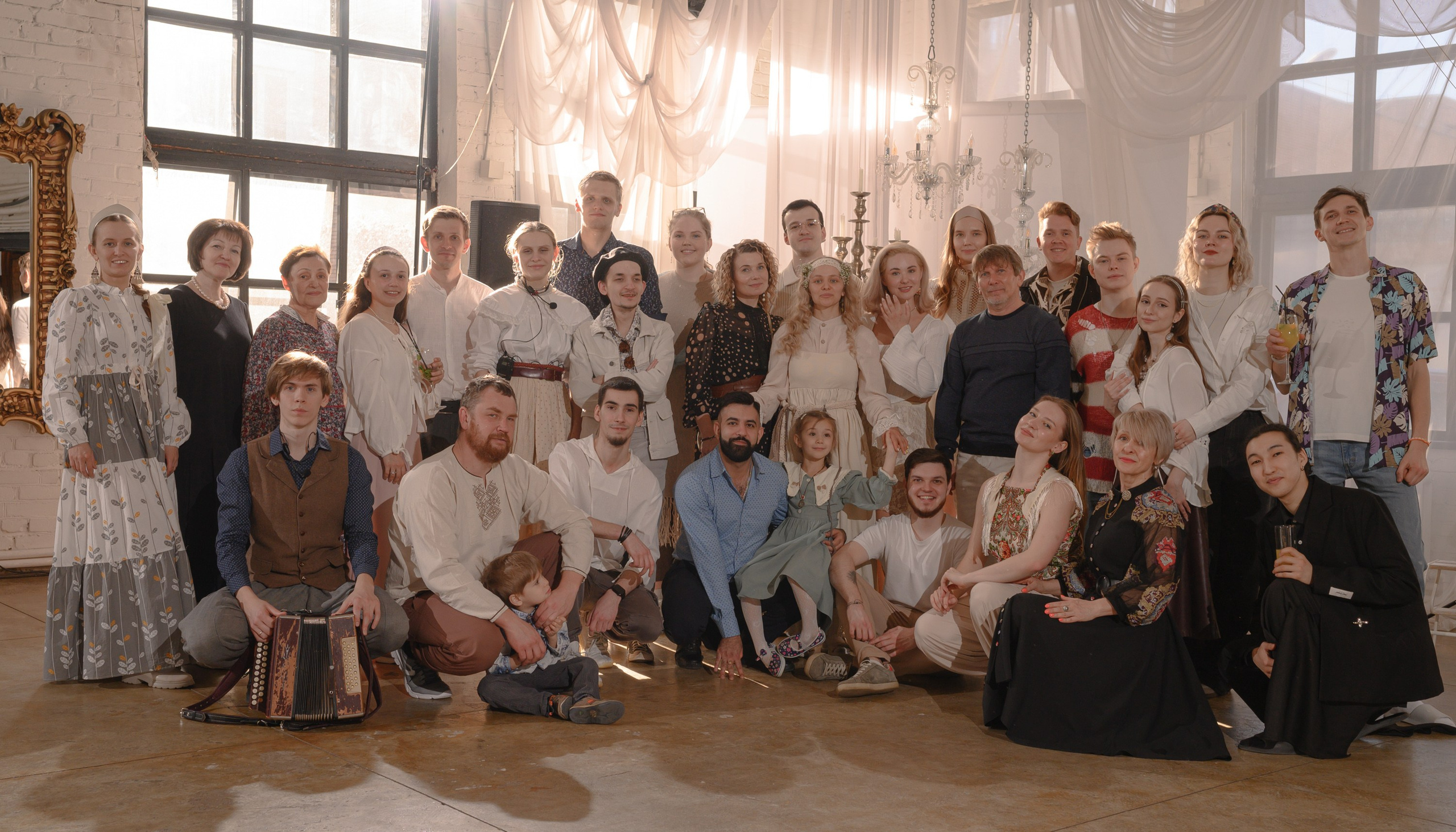 Юбилей в стиле русских народных. Семейный, свадебный и репортажный фотограф в Москве Анастасия Светлова