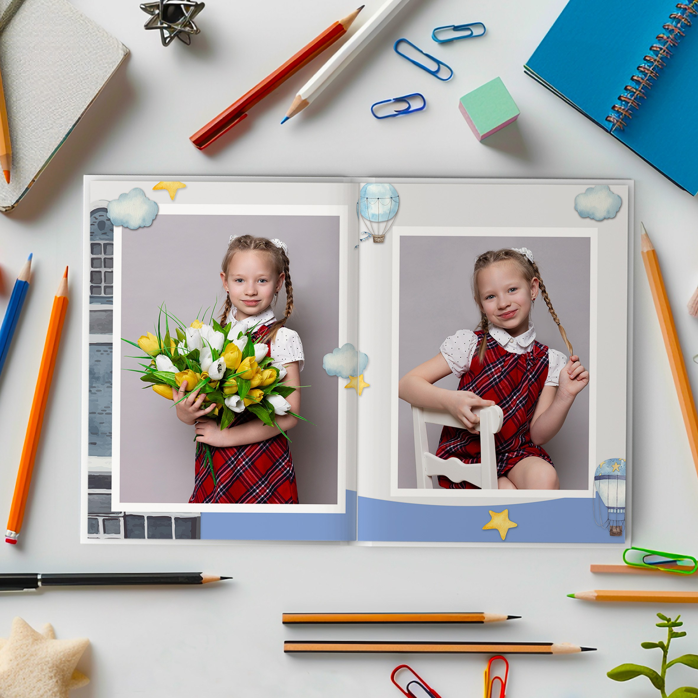 Альбом на 6 разворотов. Семейный, детский и школьный фотограф в Москве Рудницкая Анна