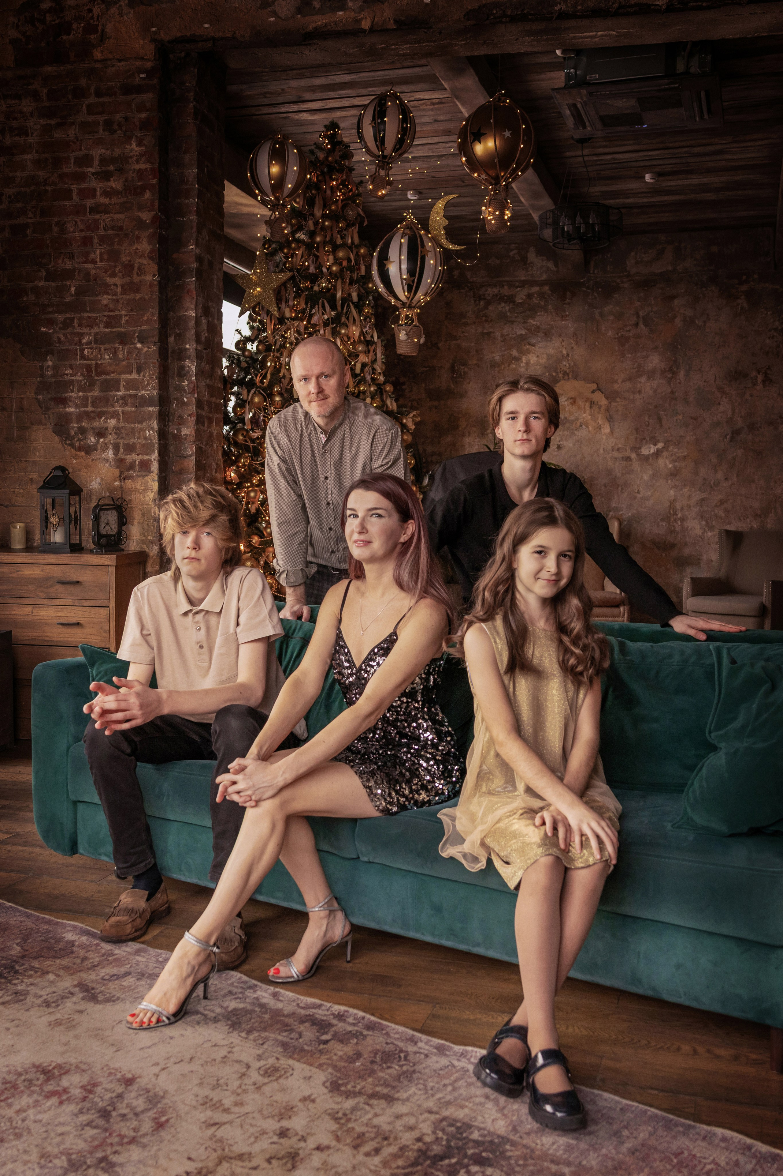 Семейная фотосессия в студии. Семейный фотограф Дина Морозова | Москва, Московская область