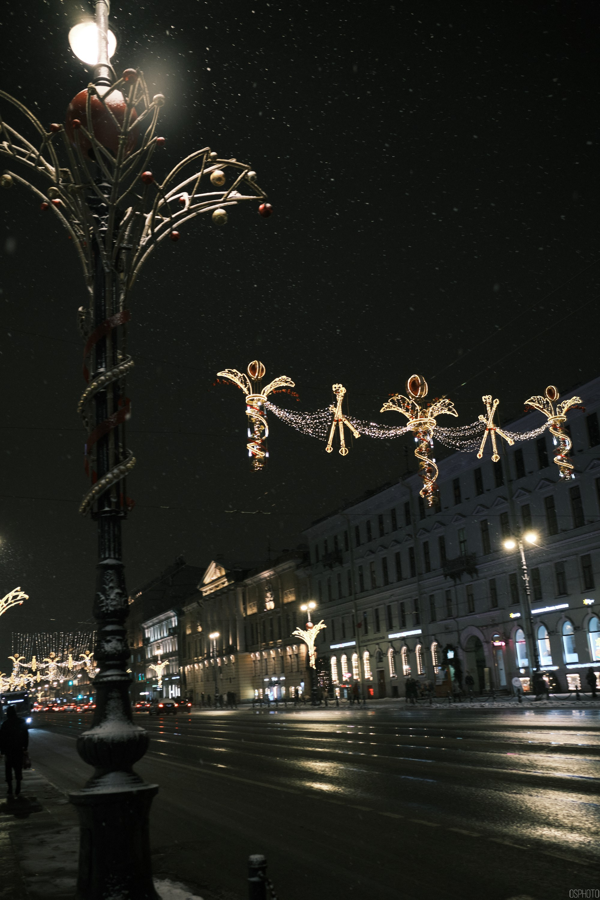 Снег и туман в Санкт-Петербурге. Фотографъ Сергѣевъ. Поймать мгновеніе