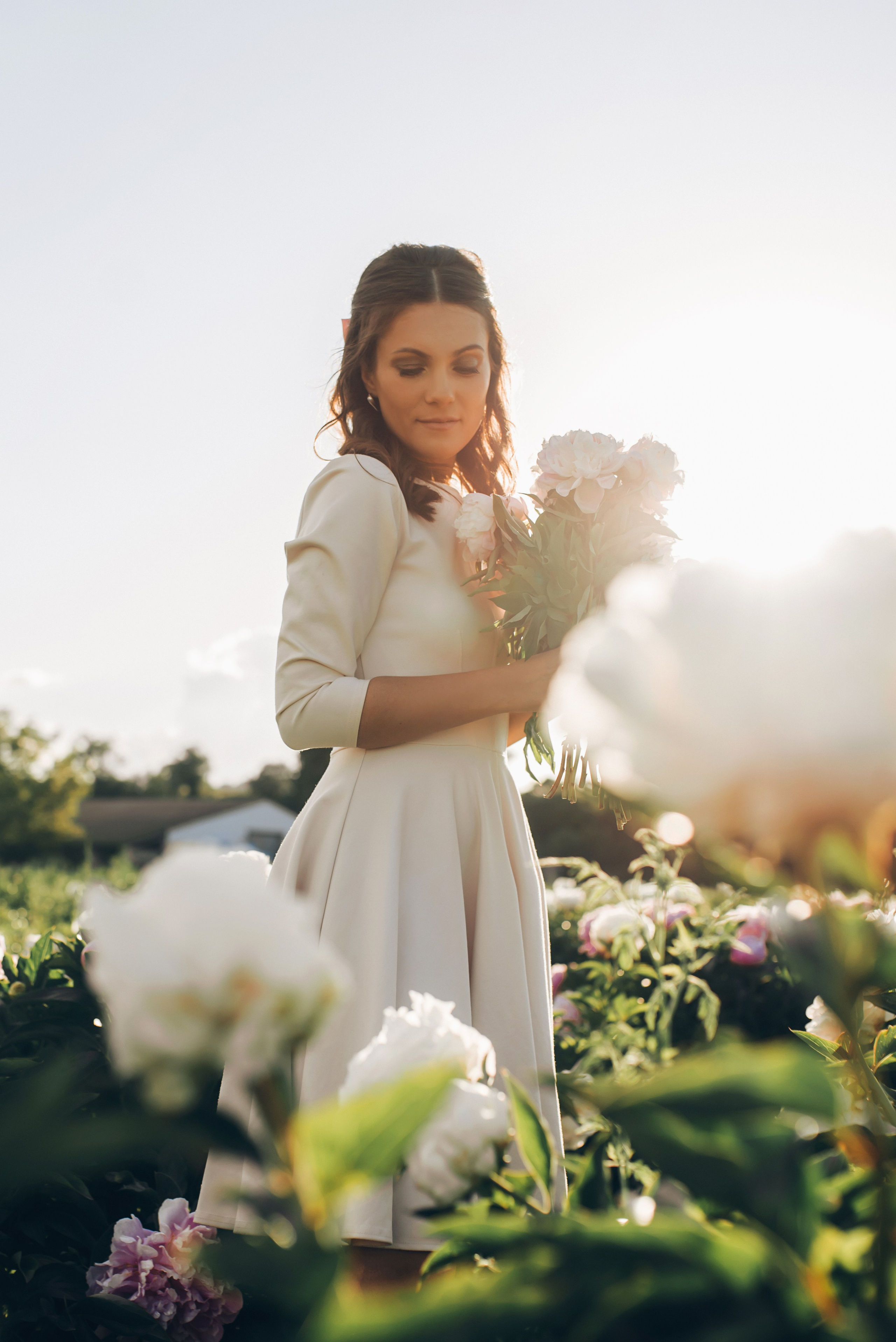 Champs de pivoines. Photographer in Provence Julia Lipiainen