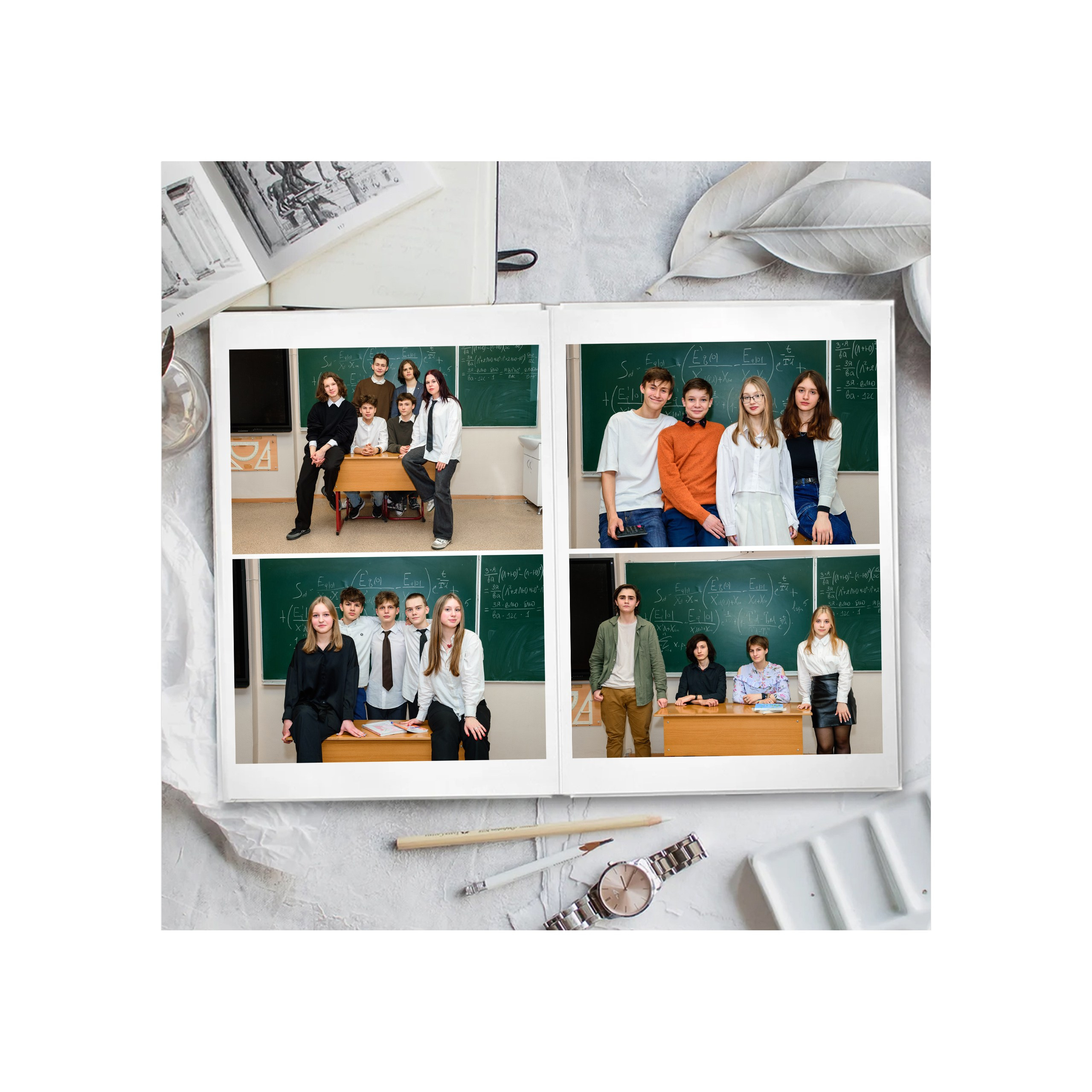 Альбомы с оживлением. Выпускной школьный альбом в Москве / Школьный фотограф Юлия Михайленко