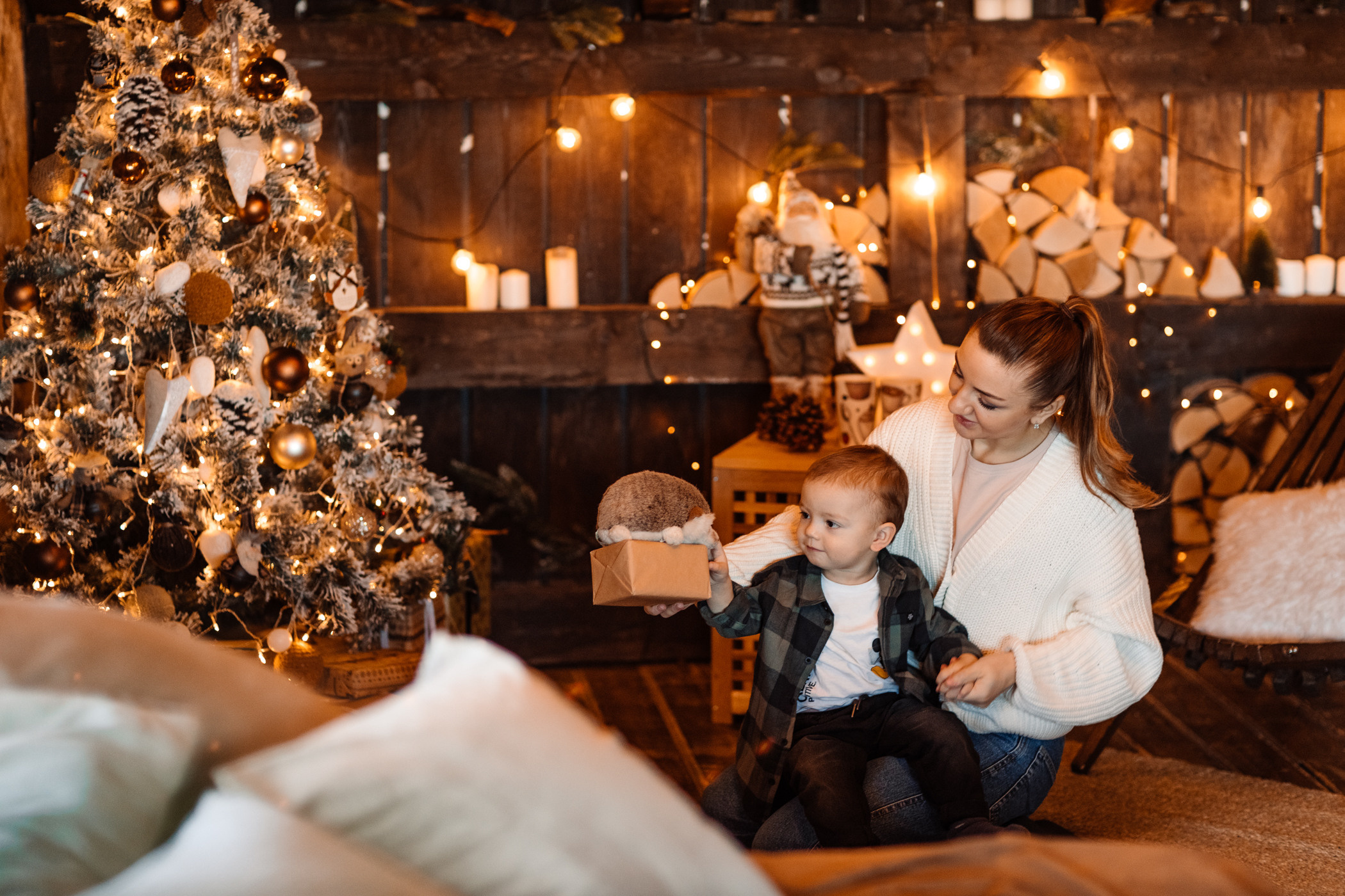 Аня, Элиф и Камелия. Новогодняя фотосессия