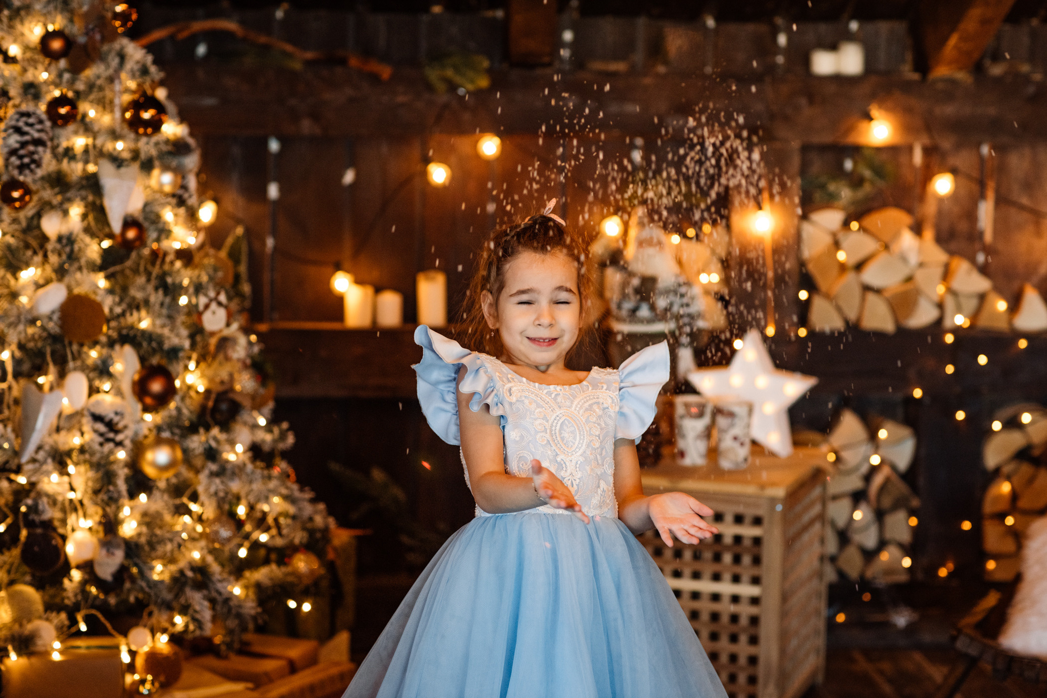 Аня, Элиф и Камелия. Новогодняя фотосессия