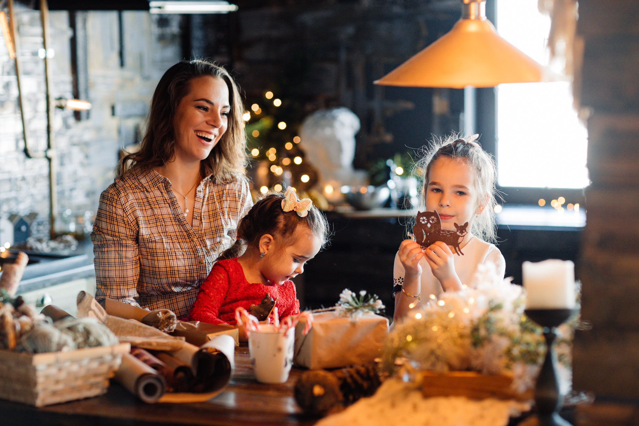 Аня, Элиф и Камелия. Новогодняя фотосессия