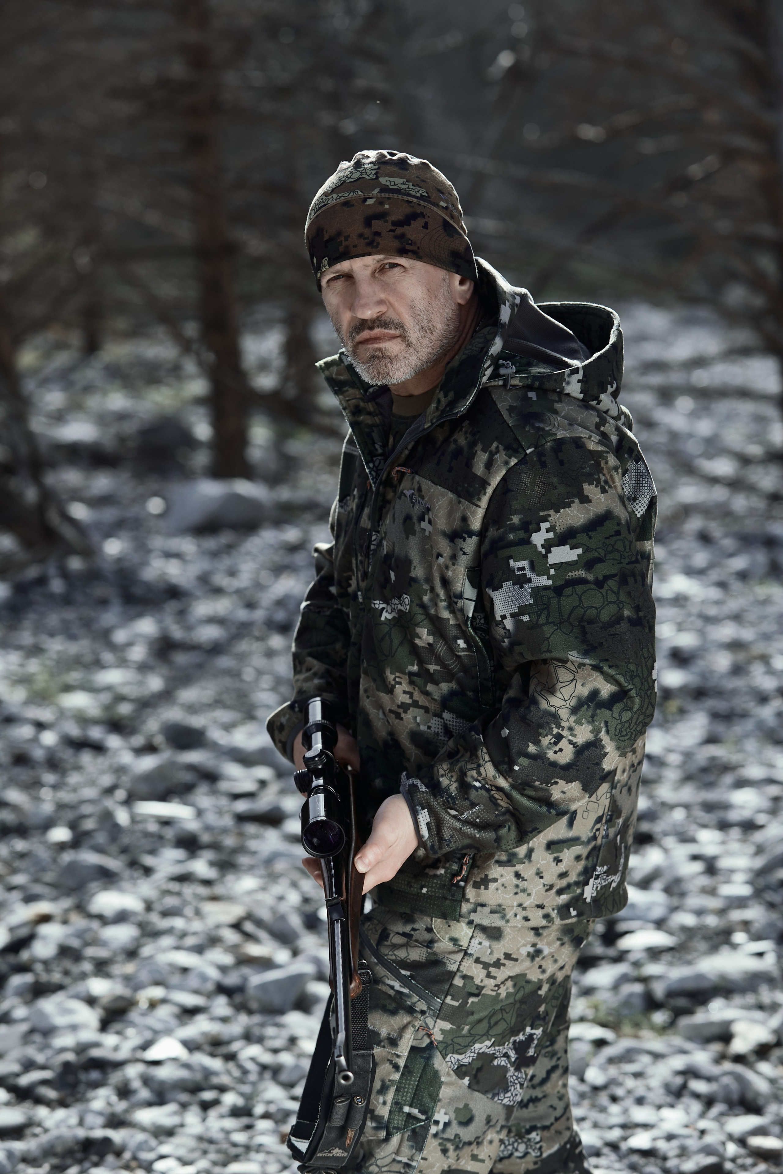 Съемка для бренда охотничьей одежды под ключ. Фотограф Продюсер в горах КБР / Москва Нальчик Горы