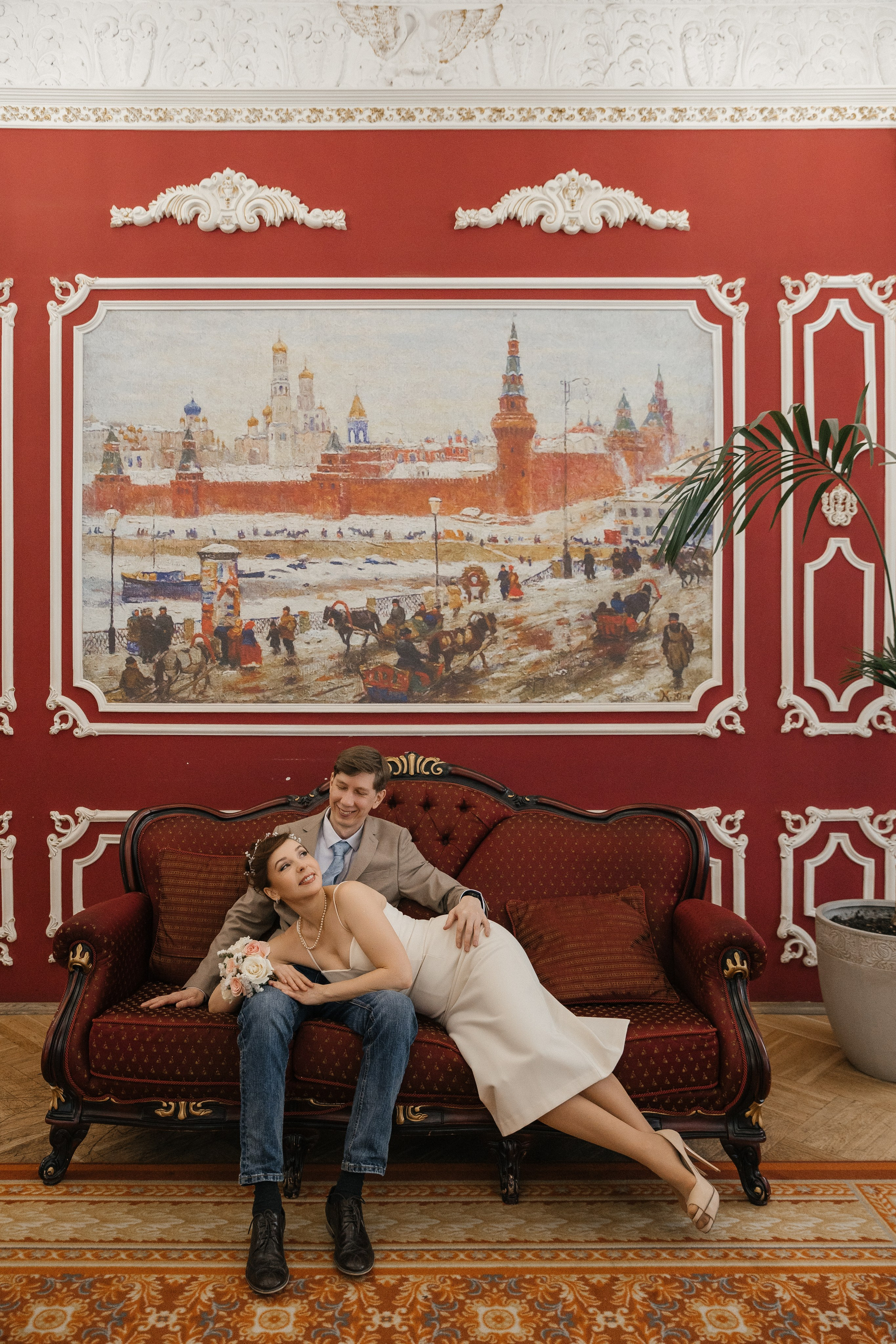 Свадебная фотосессия в Грибоедовском ЗАГСе (Дворец Бракосочетания № 1). Фотограф и видеограф Анна Домашенко