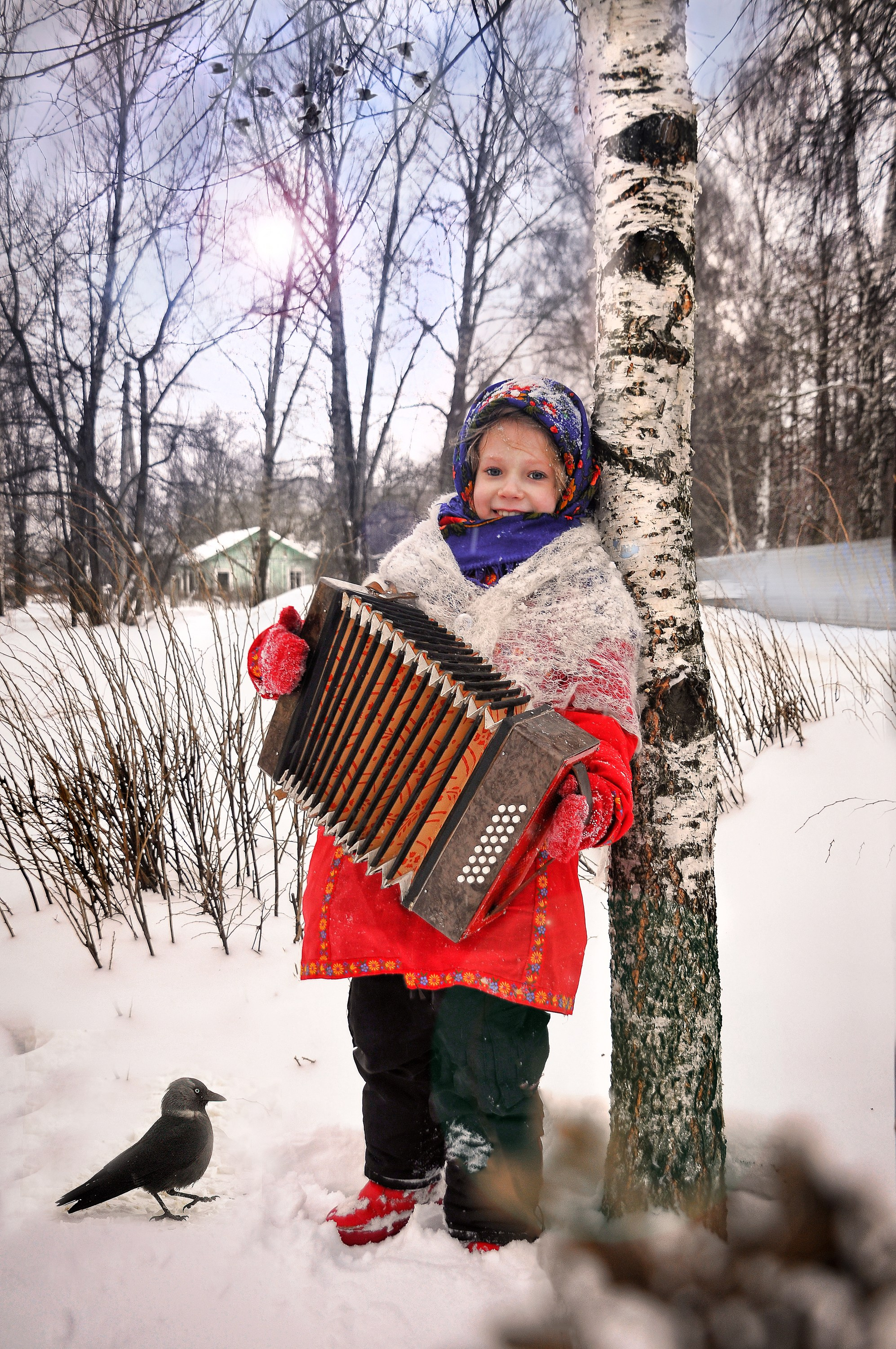 Зимние открытки. Семейный и детский фотограф в Ярославле, Максимова Светлана