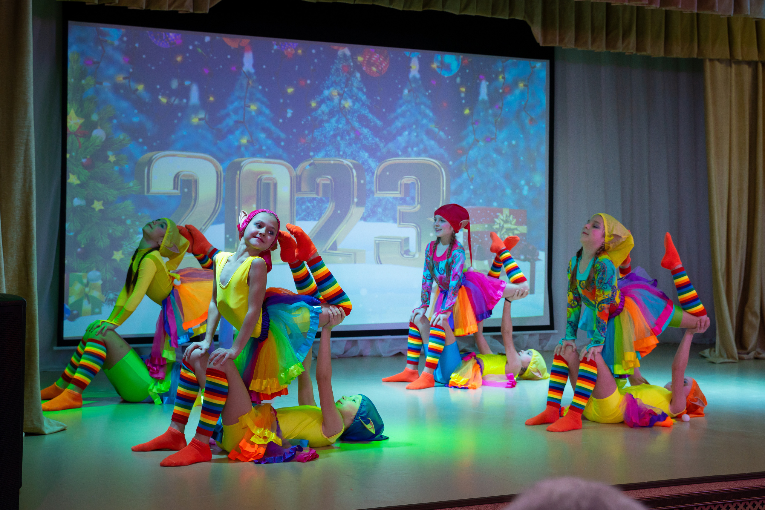 Новогодний концерт, с. Виноградное. Жизнь курорта Кабардинка в фотографиях