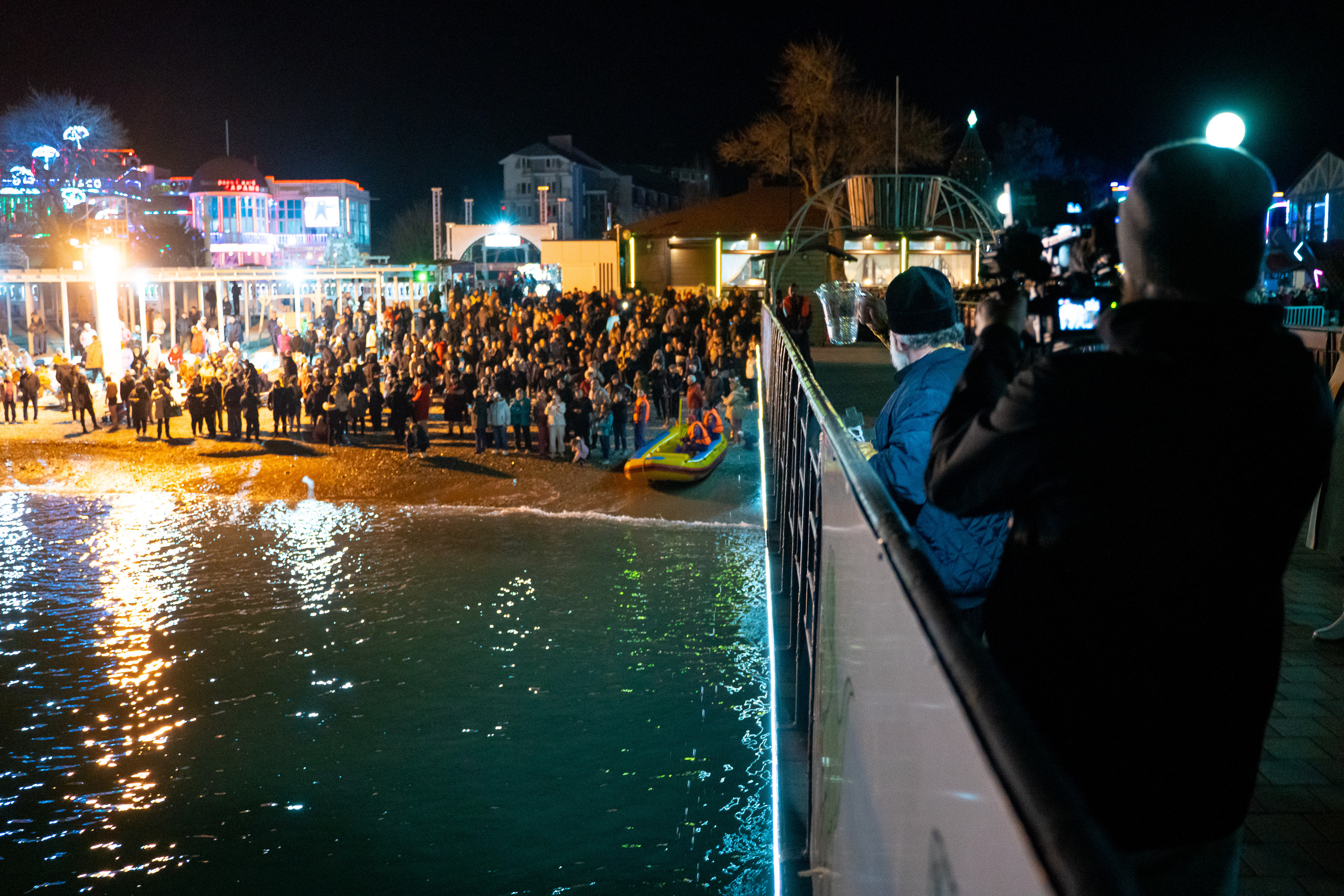 Крещение. Жизнь курорта Кабардинка в фотографиях