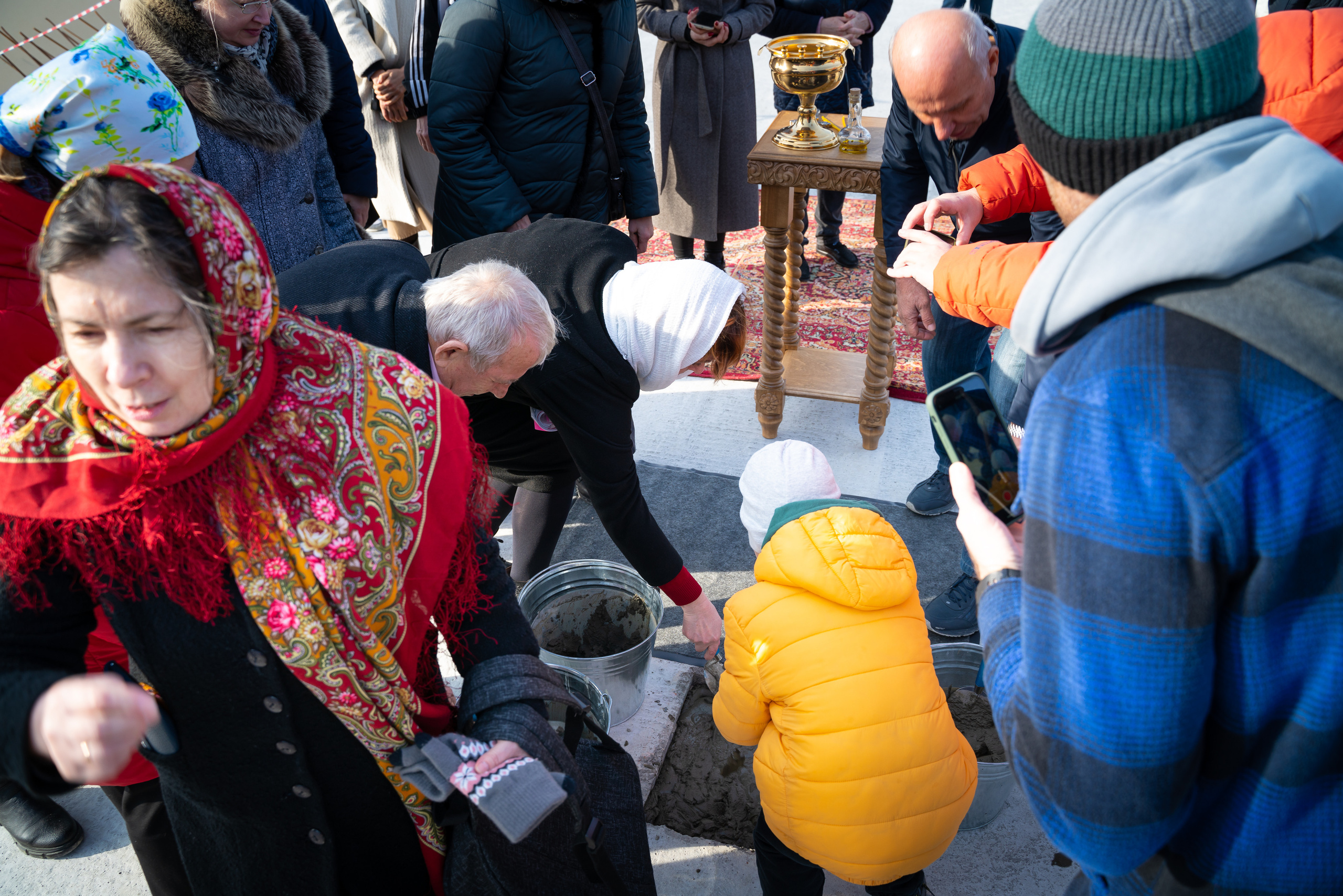Закладка камня. Жизнь курорта Кабардинка в фотографиях
