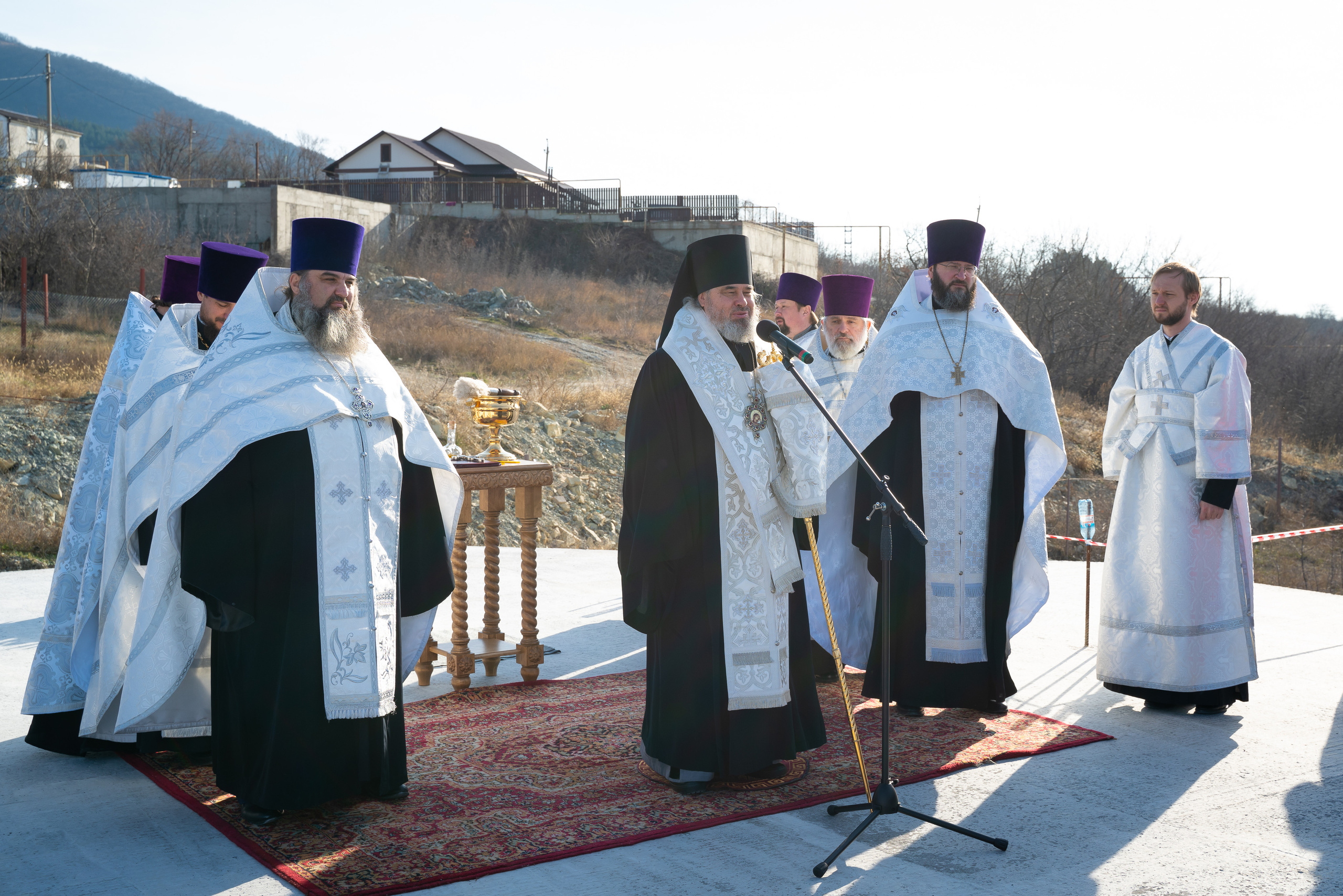 Закладка камня. Жизнь курорта Кабардинка в фотографиях