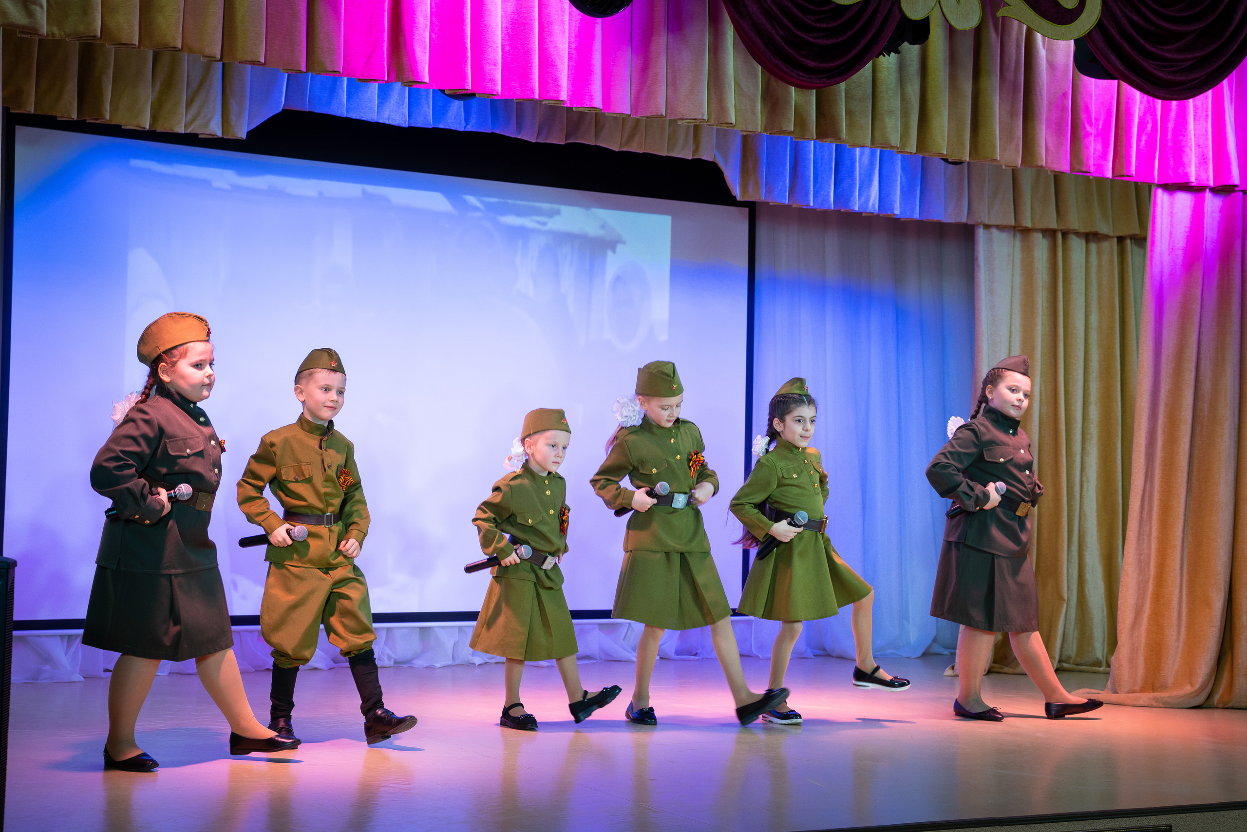 Концерт на 23 февраля с. Виноградное. Жизнь курорта Кабардинка в фотографиях