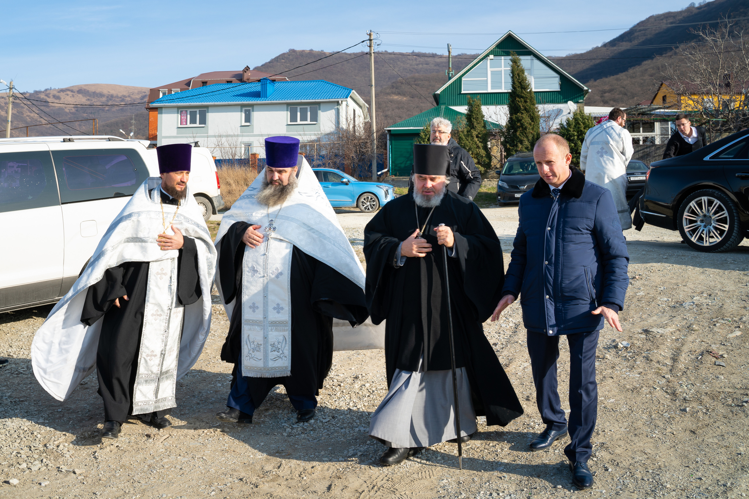 Закладка камня. Жизнь курорта Кабардинка в фотографиях