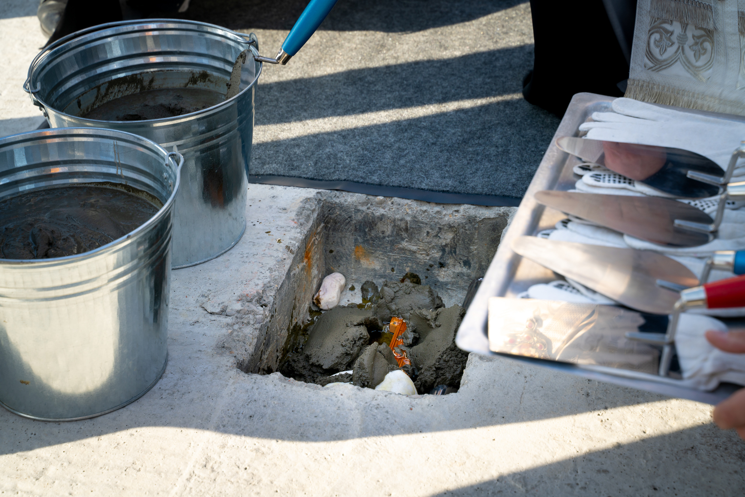 Закладка камня. Жизнь курорта Кабардинка в фотографиях