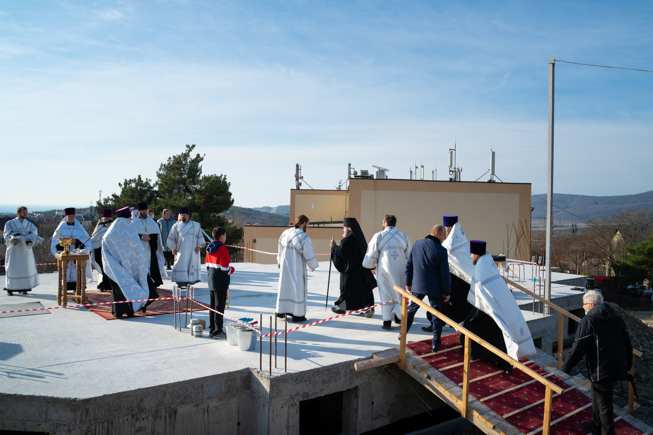 Закладка камня. Жизнь курорта Кабардинка в фотографиях