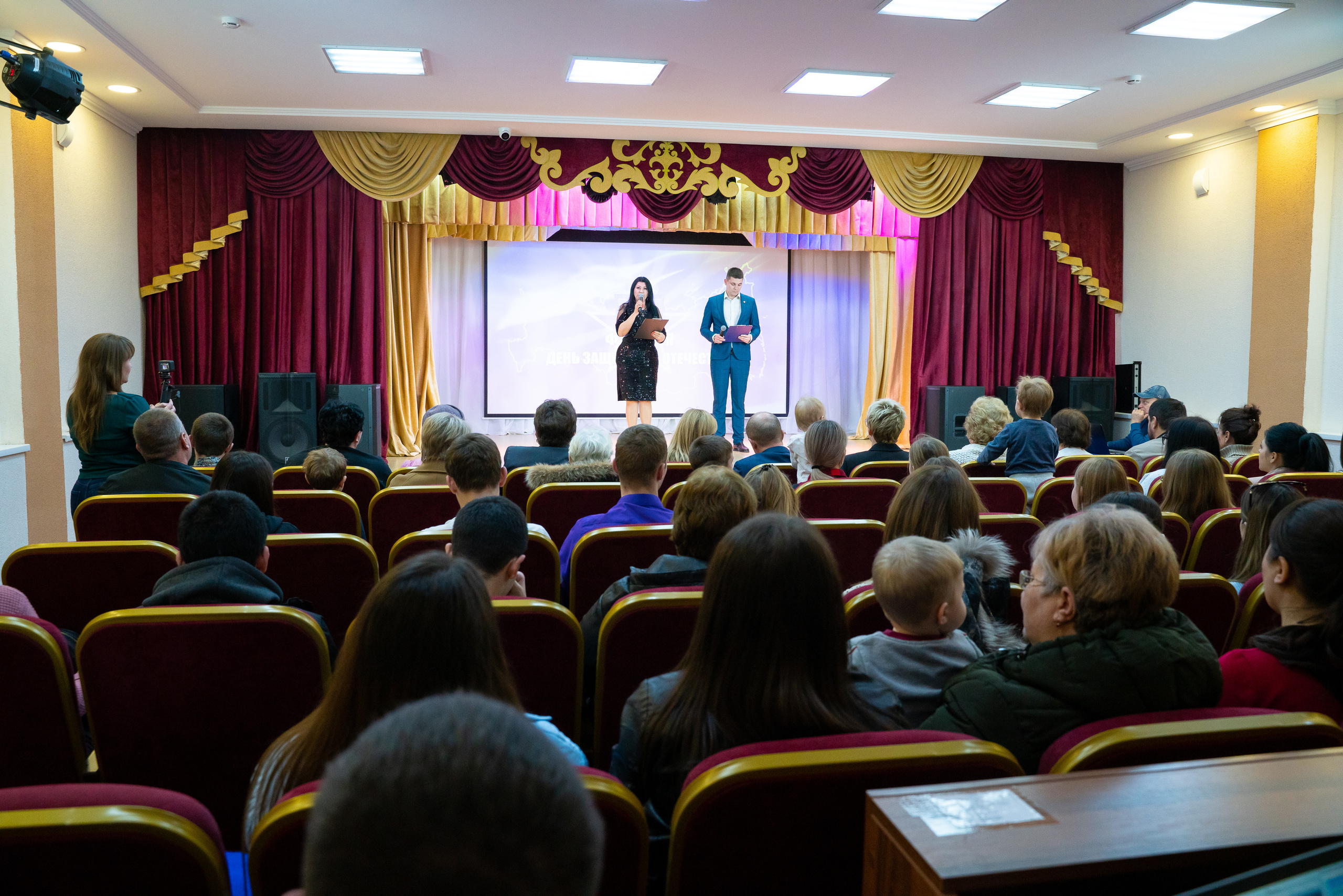 Концерт на 23 февраля с. Виноградное. Жизнь курорта Кабардинка в фотографиях