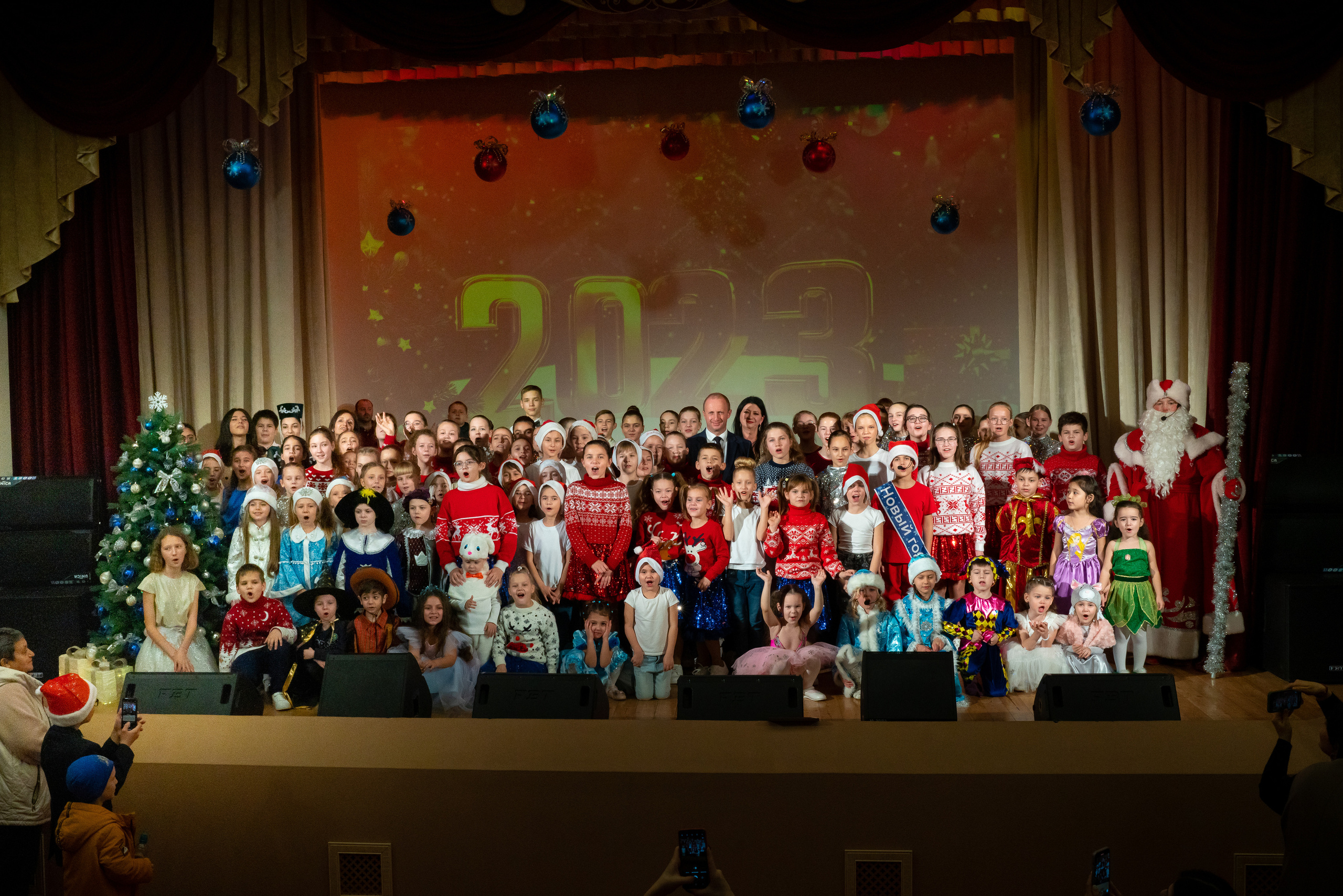 Новогодний концерт ДК Кабардинка. Жизнь курорта Кабардинка в фотографиях