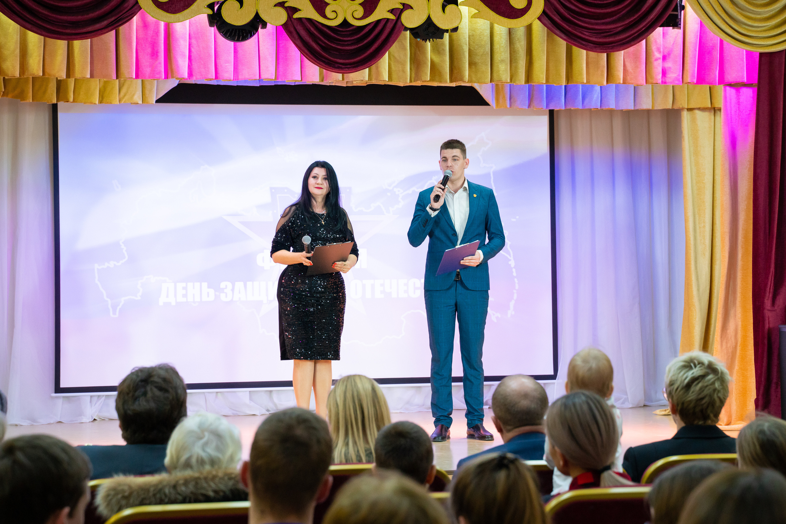 Концерт на 23 февраля с. Виноградное. Жизнь курорта Кабардинка в фотографиях