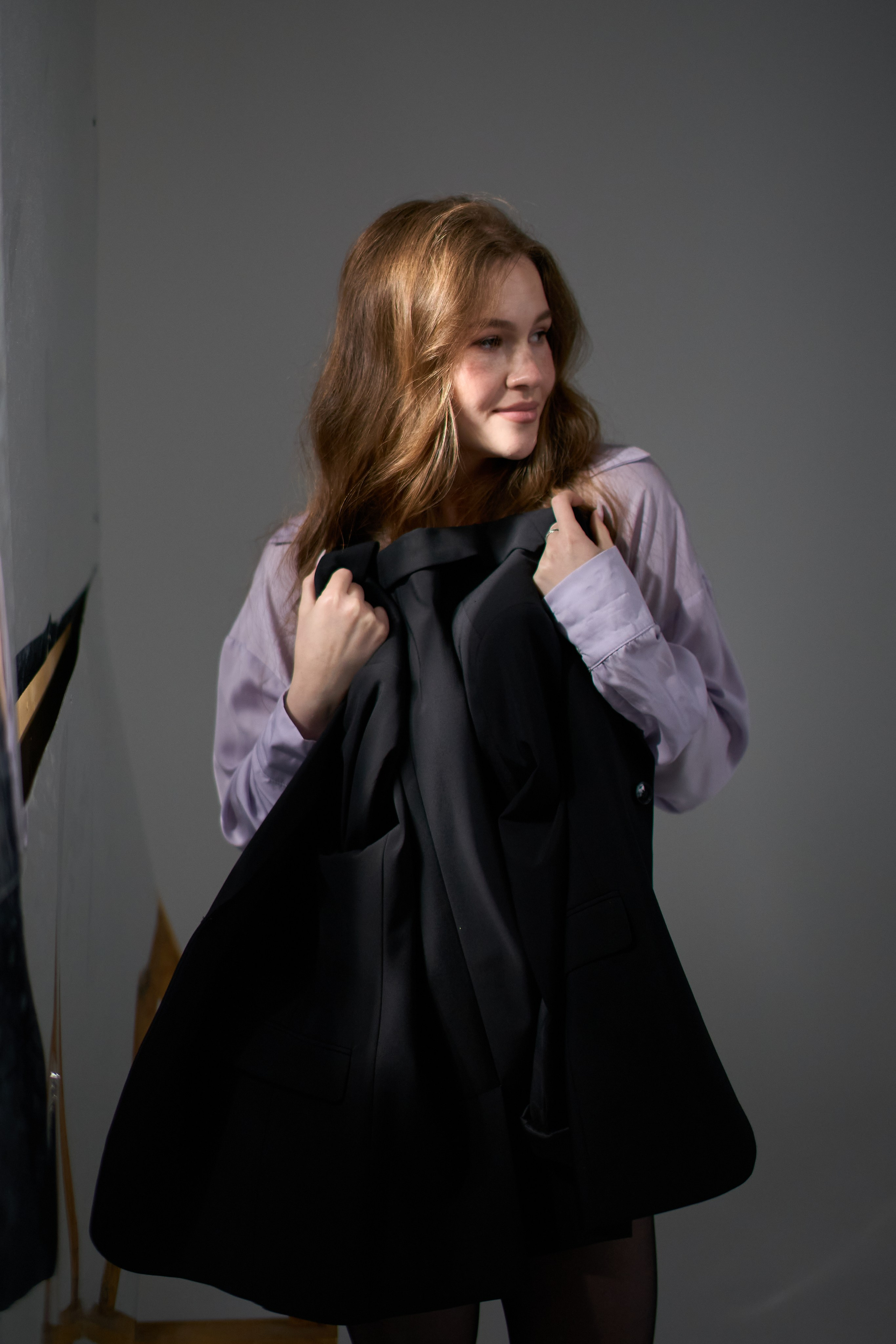 Индивидуальная женская фотосессия в фотостудии для Марины. Репортажный и женский фотограф в Новосибирске