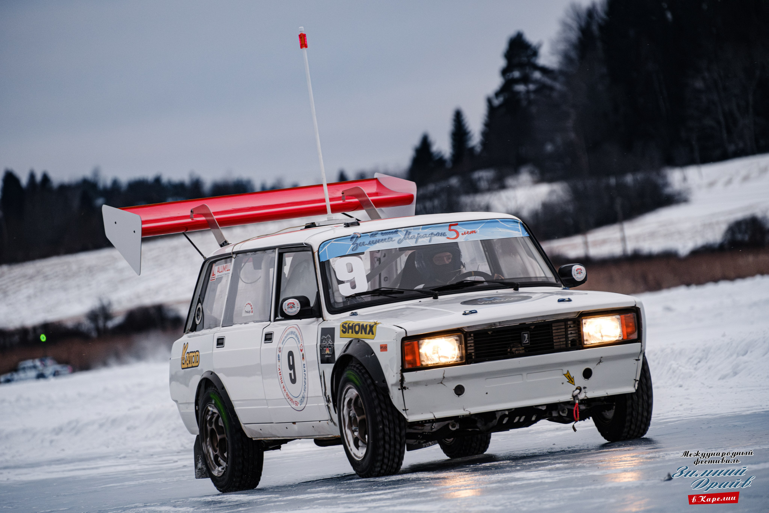 «Зимний Драйв в Карелии» Авто Марафон-гигант «25 часов на льду» Илона Накутис, Николай Грязин, джимхана, фотограф Антон Медведев, icoguar, Сортавала, Карелия
