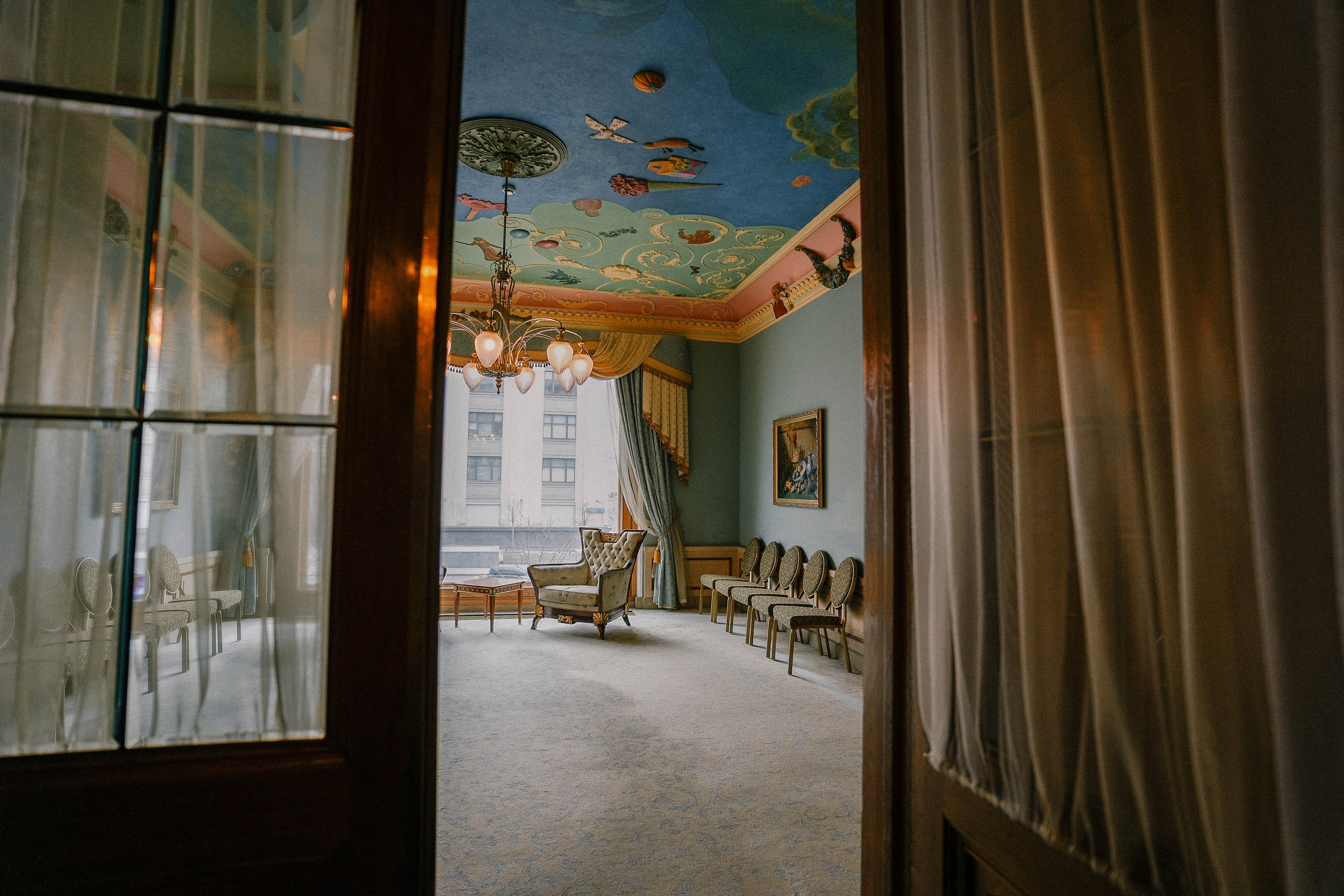 Свадебная фотосессия в гостинице Националь