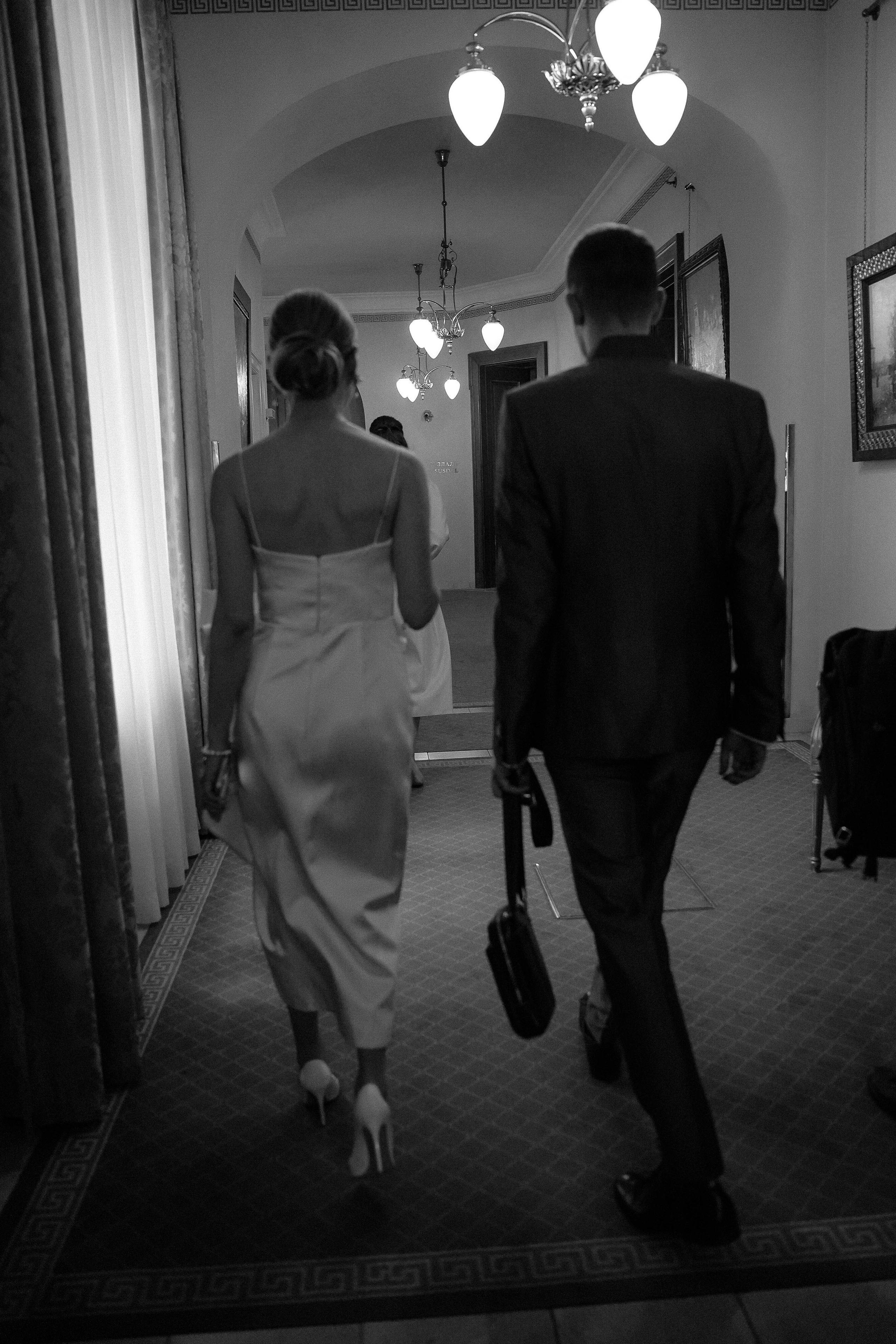 Свадебная фотосессия в гостинице Националь