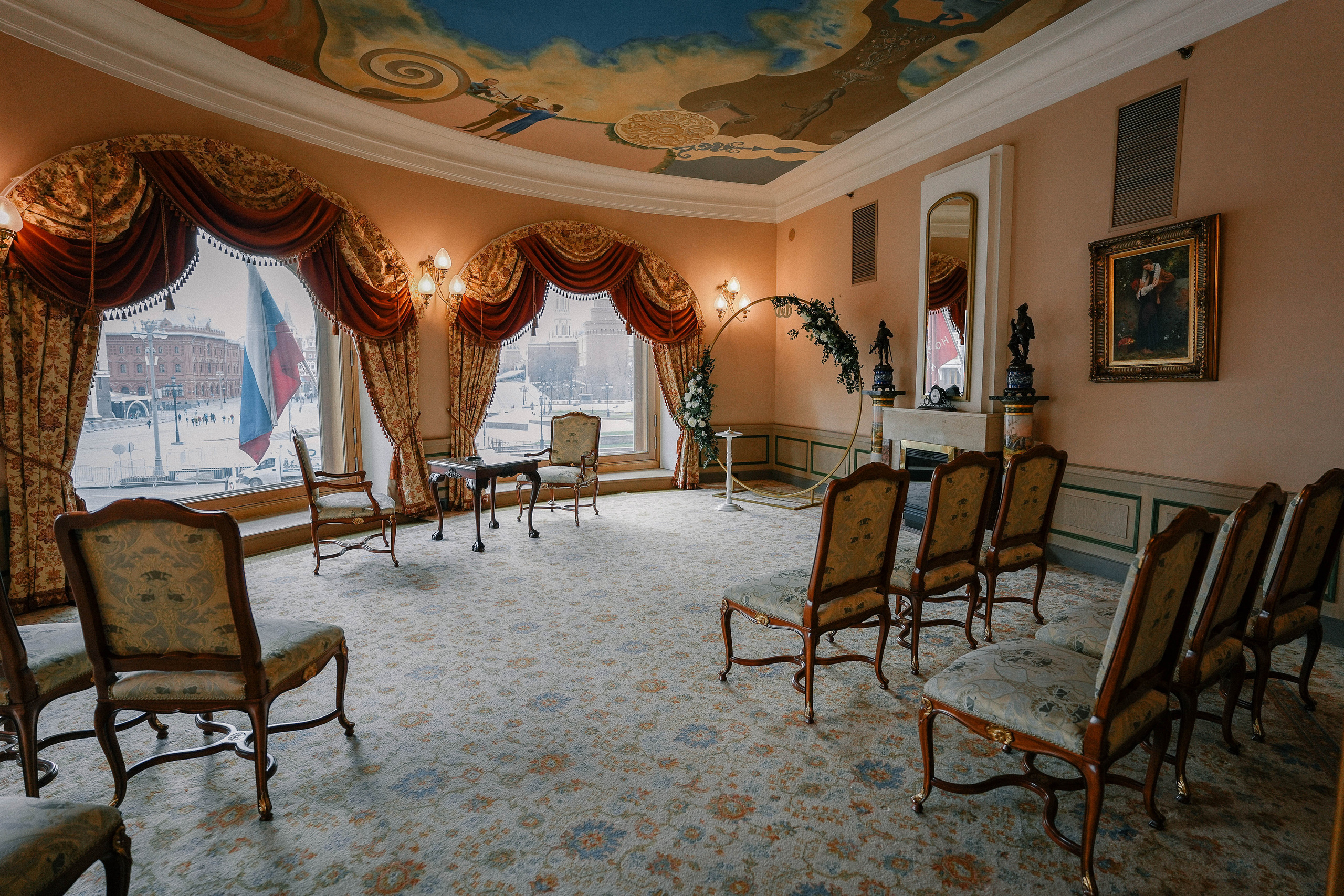 Свадебная фотосессия в гостинице Националь