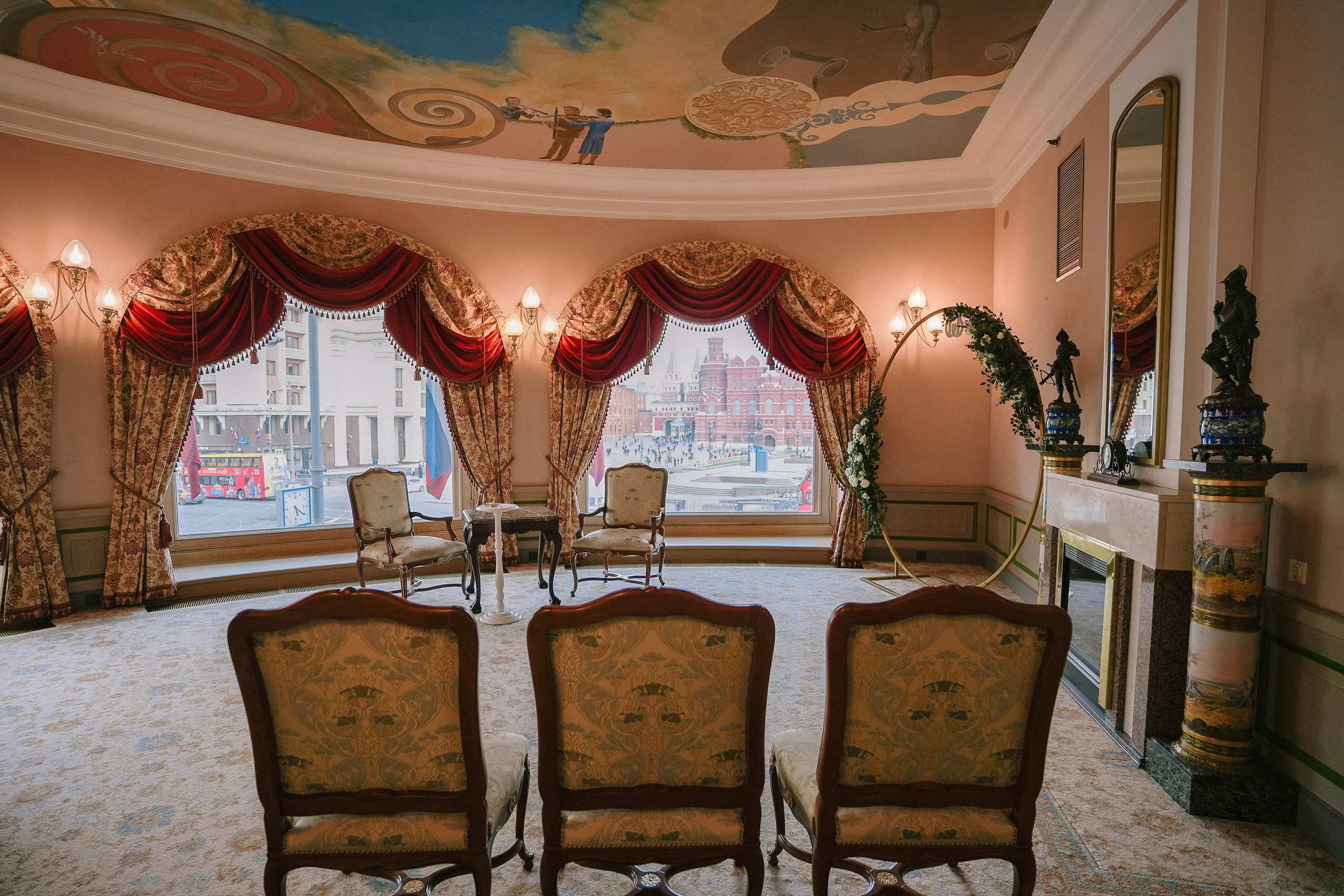 Свадебная фотосессия в гостинице Националь