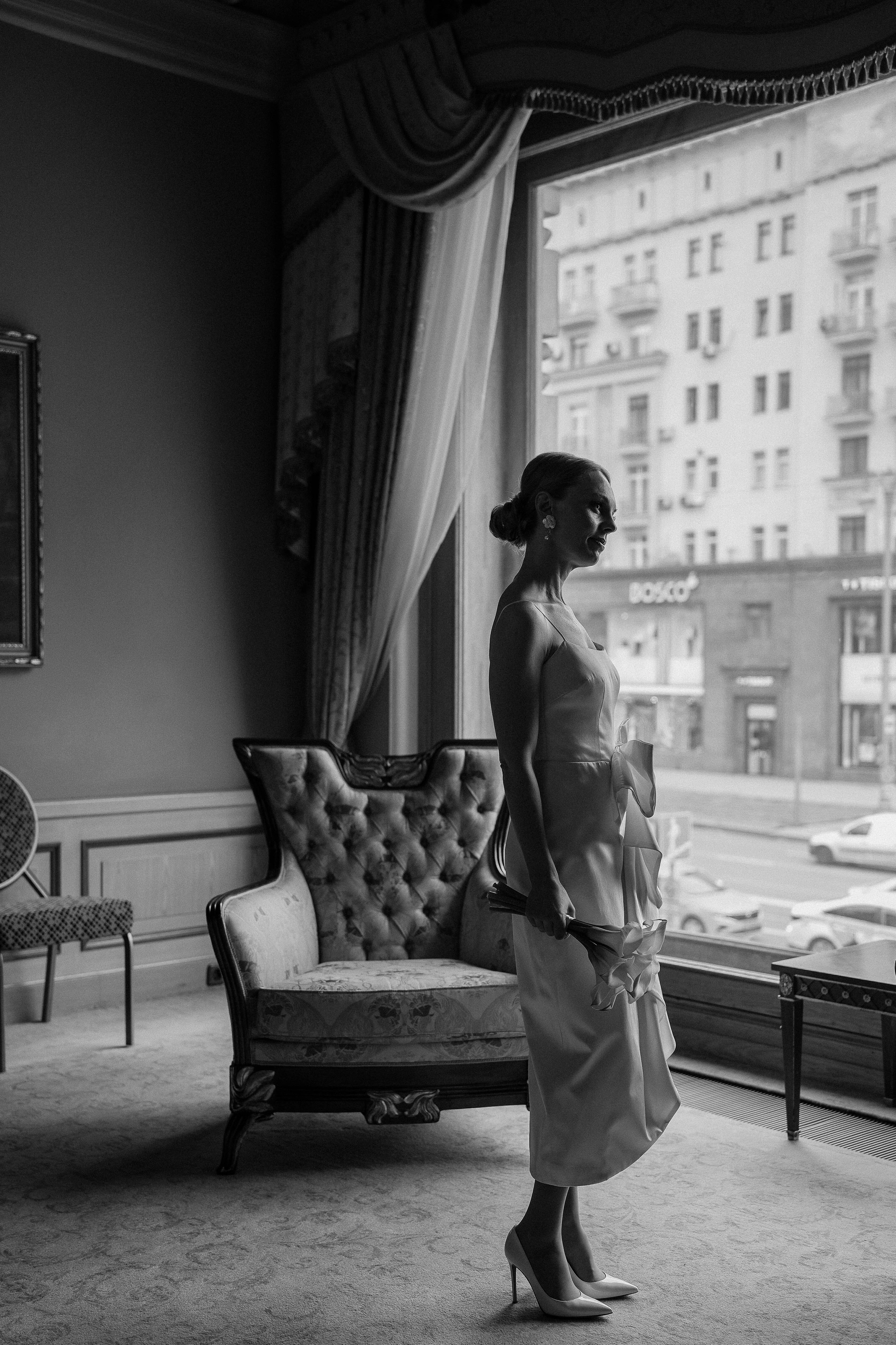 Свадебная фотосессия в гостинице Националь