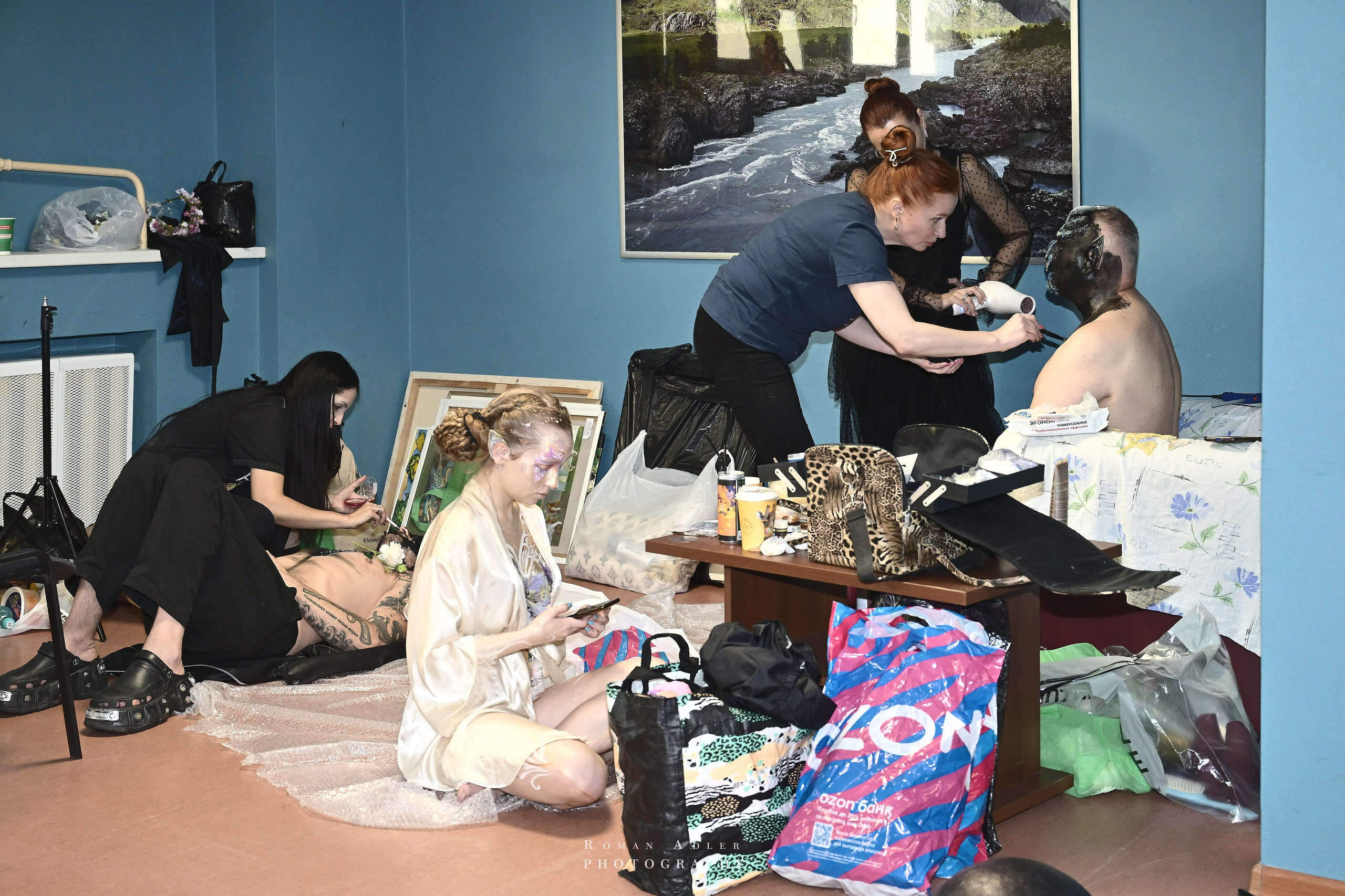 Бэкстейдж «Гример Года» Мосфильм. Фотограф Роман Адлер