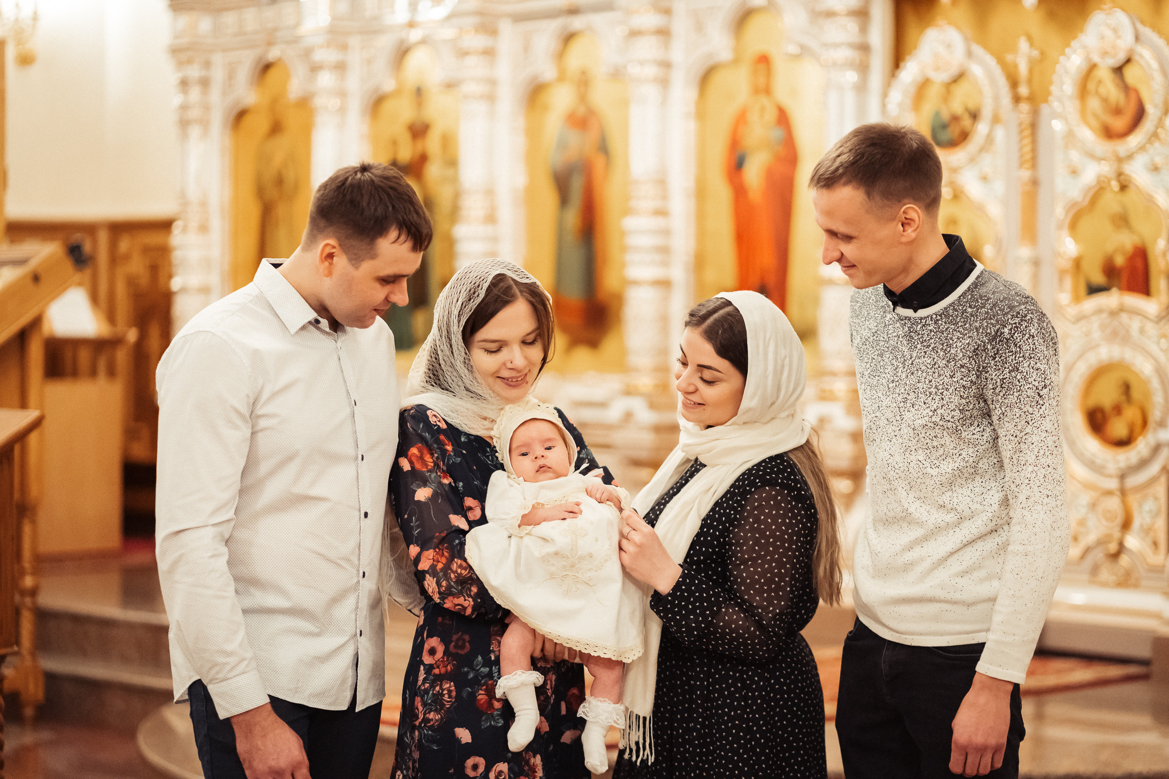Крещение Алины в Благовещенском соборе. Фотограф для семей и экспертов в г. Воронеж Ирина Круглова