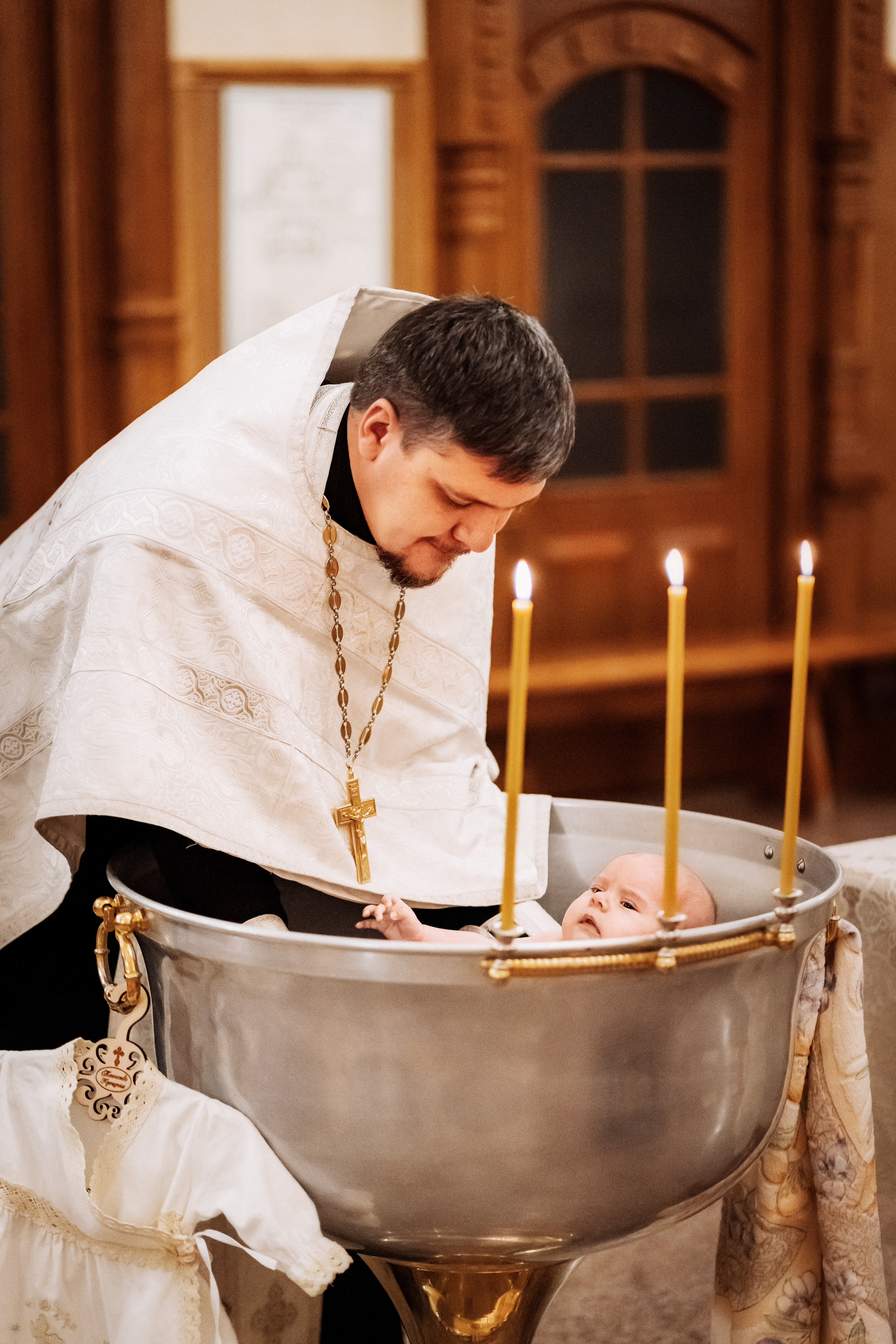Крещение Алины в Благовещенском соборе. Фотограф для семей и экспертов в г. Воронеж Ирина Круглова